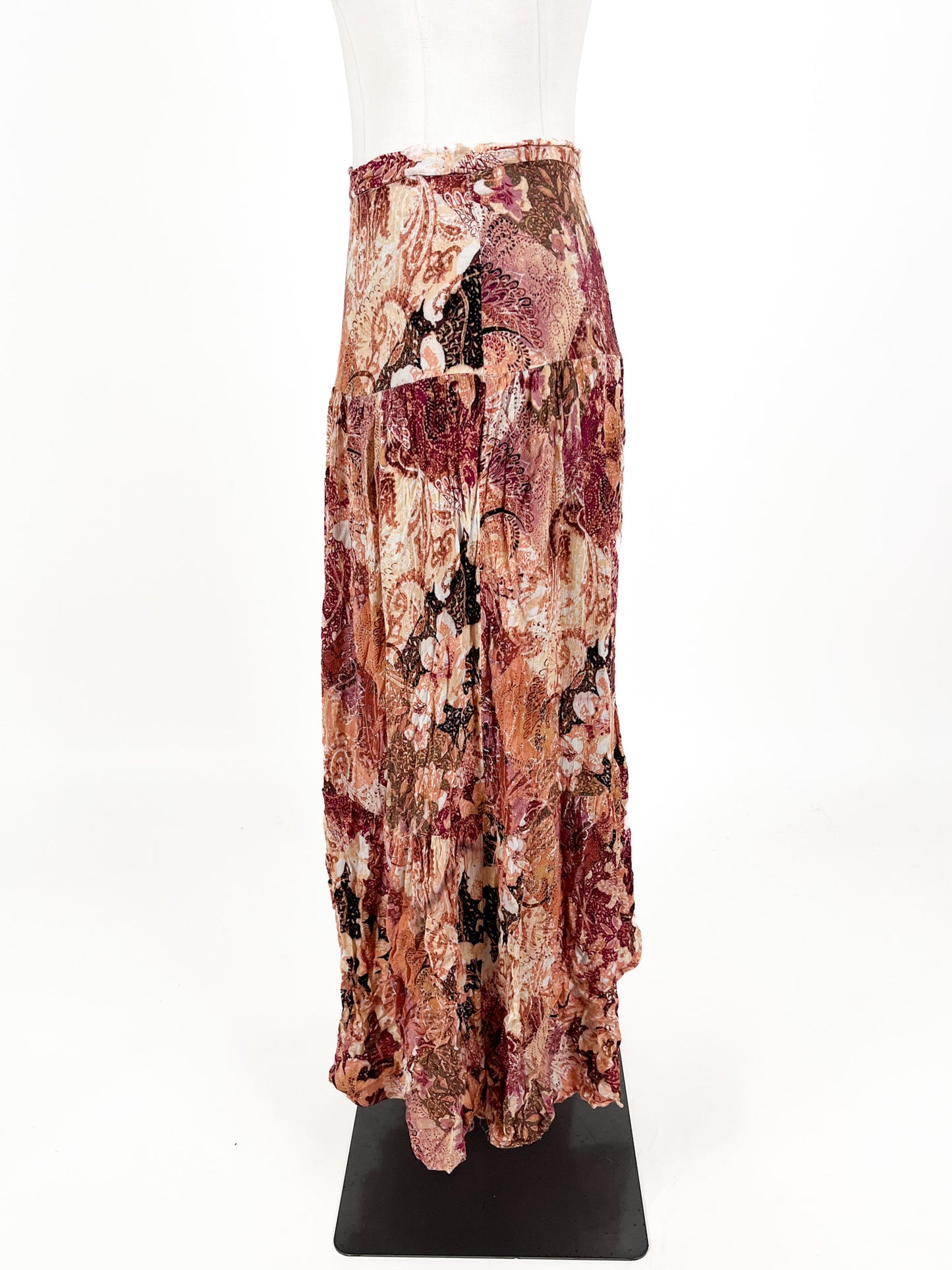 Liz Jordan - Multicoloured Midi Skirt (Size 16)