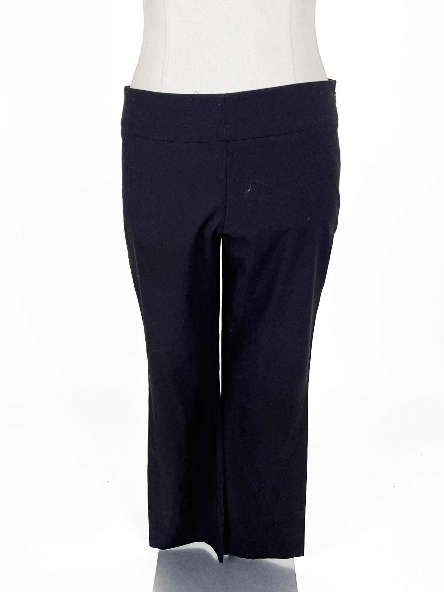 FOIL | Black Flare Stretchy Pants | Size 12