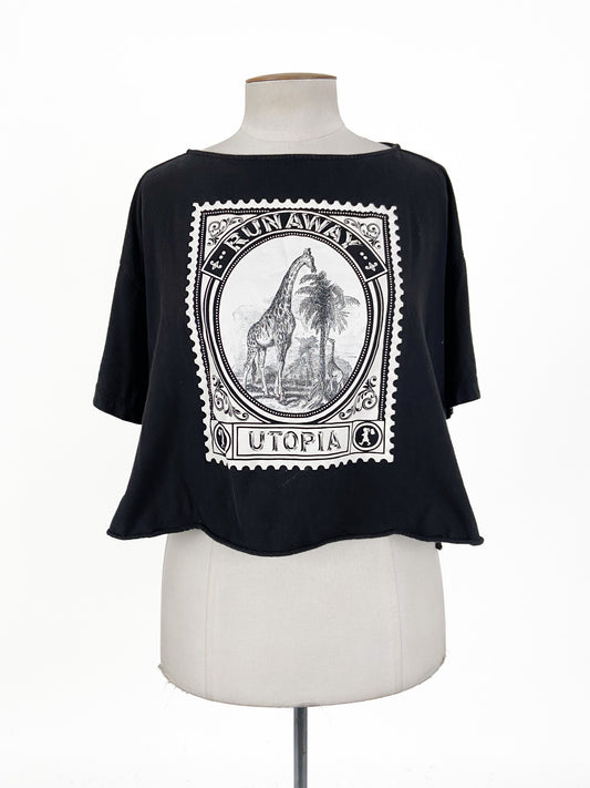 Karen Walker - Black T-shirt (Size 12)