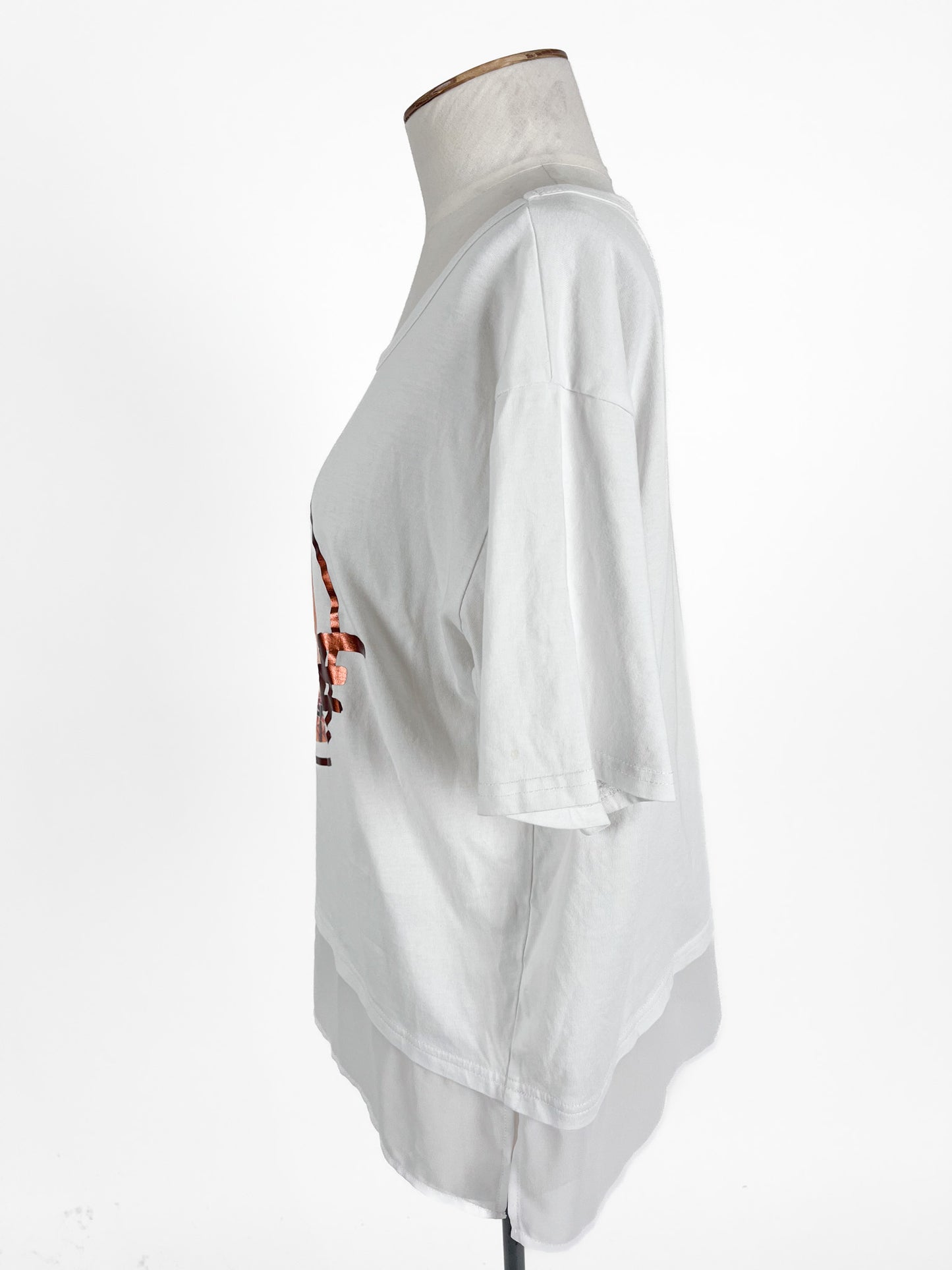 Alaska Tees | White Casual Top | Size M