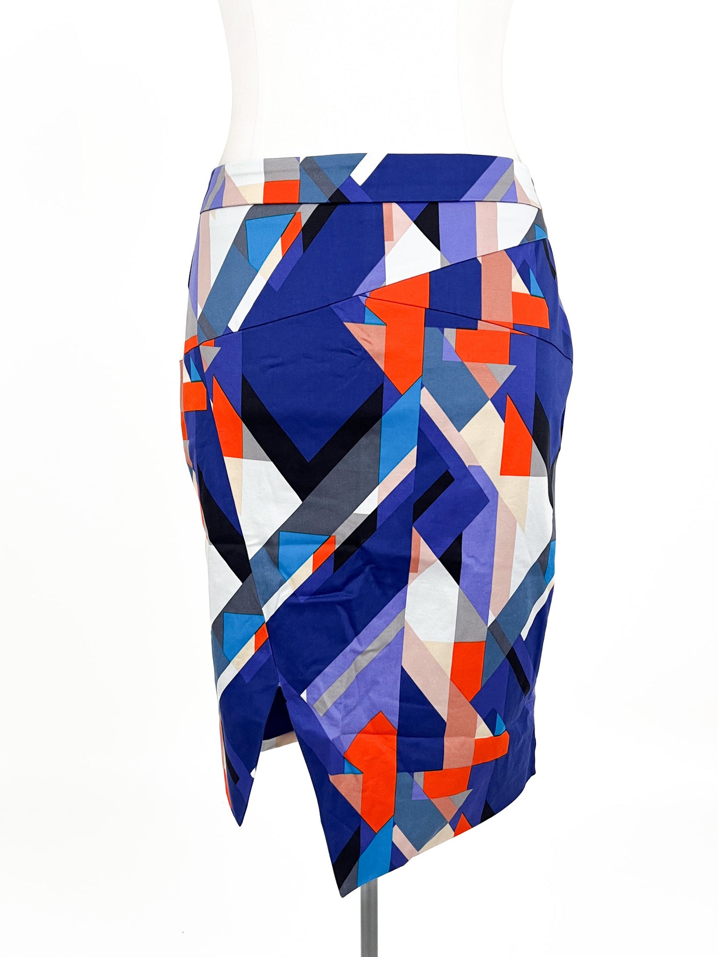 Jacqui.E | Multicoloured Workwear Skirt | Size 12