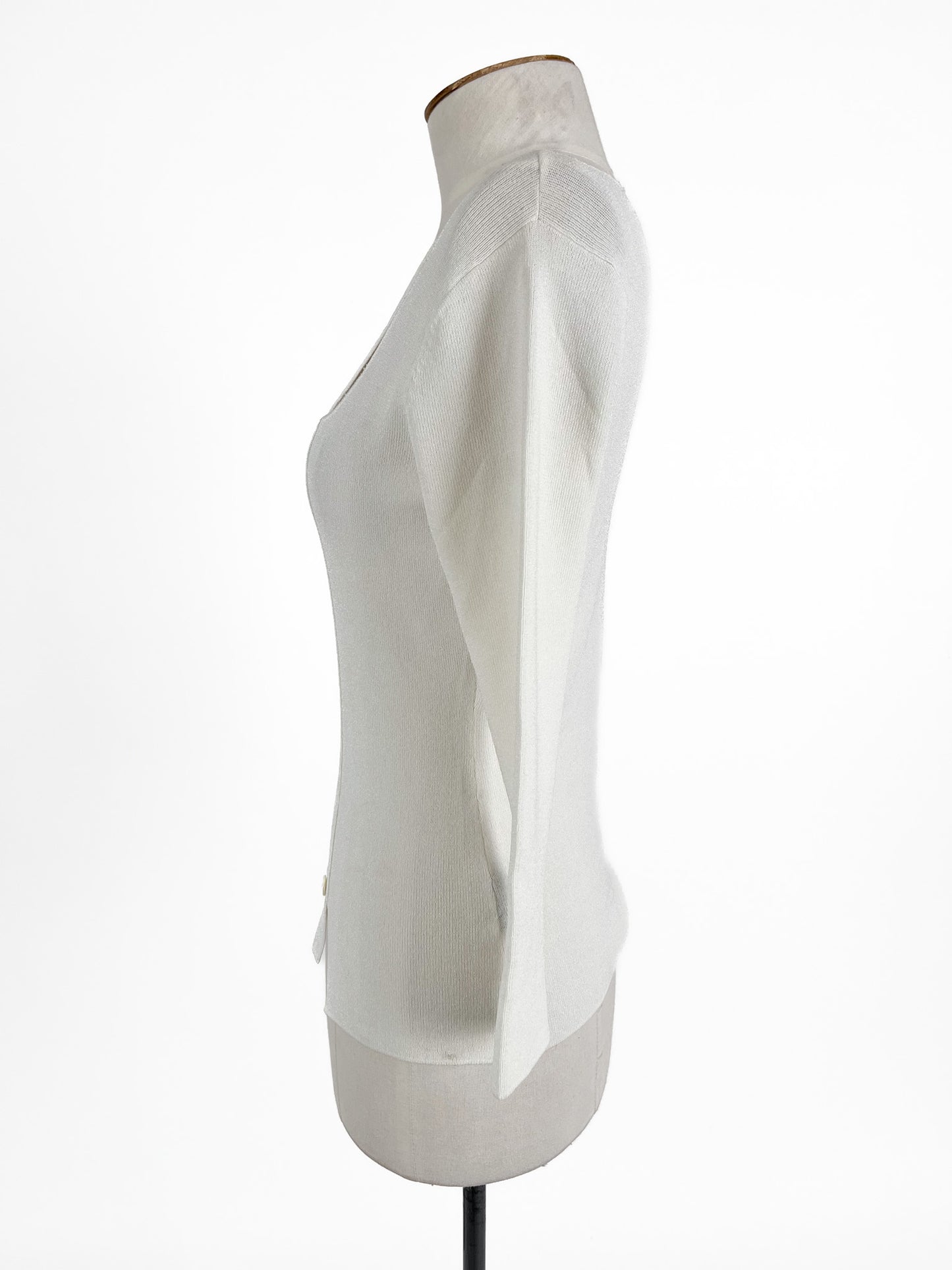 Marilyn Seys | White Casual Top | Size 8