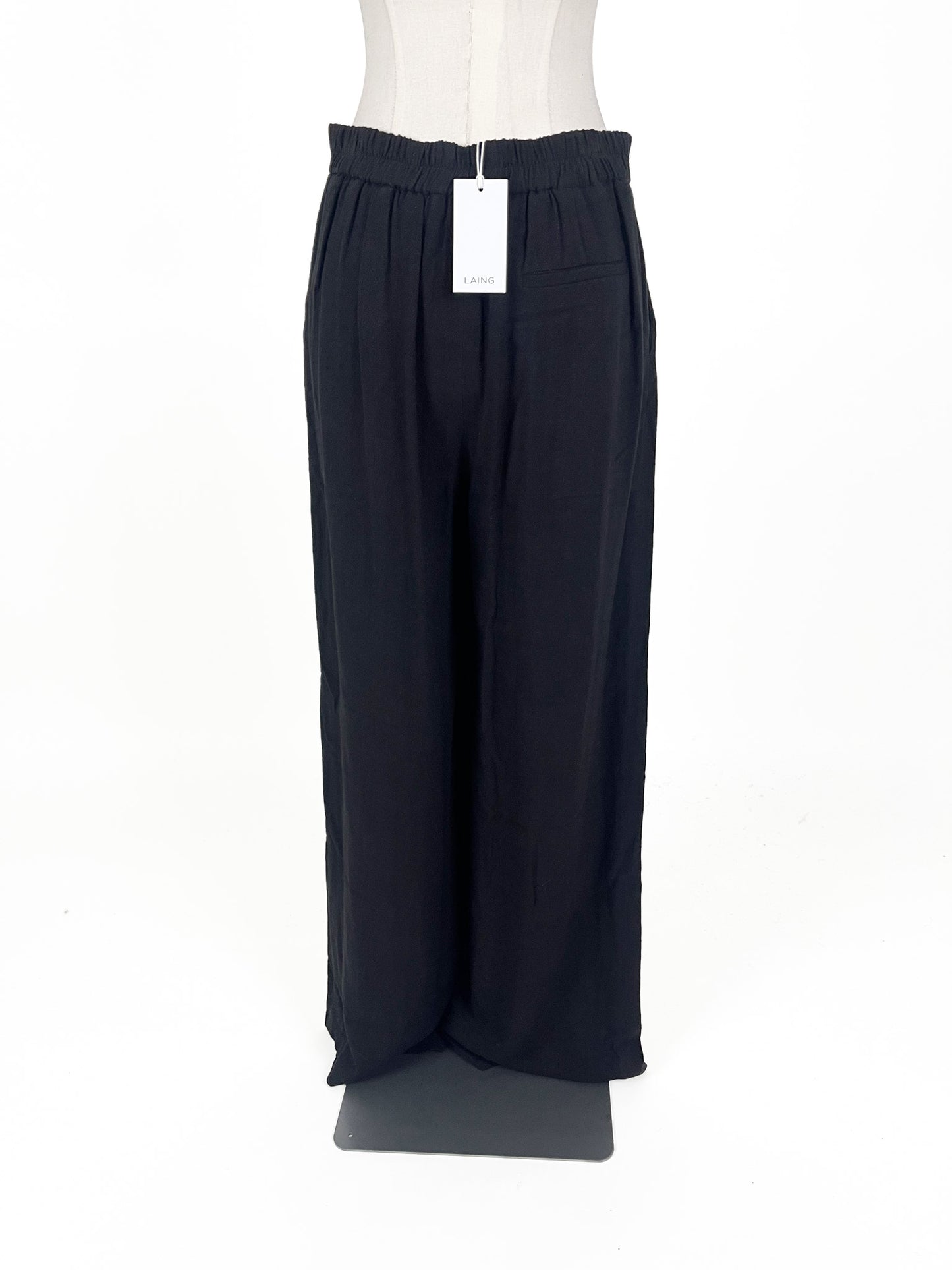 Laing | Black High waisted Wide leg Pants | Size S