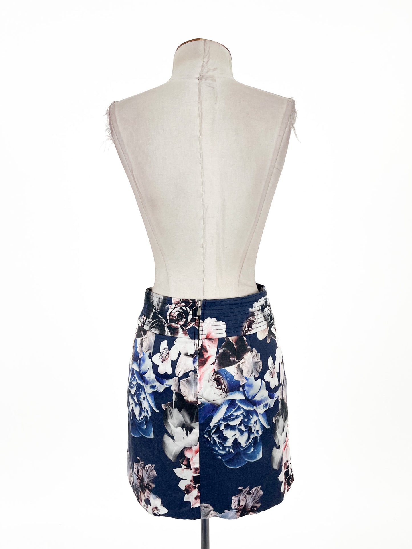 Portmans | Multicoloured Workwear Skirt | Size 6