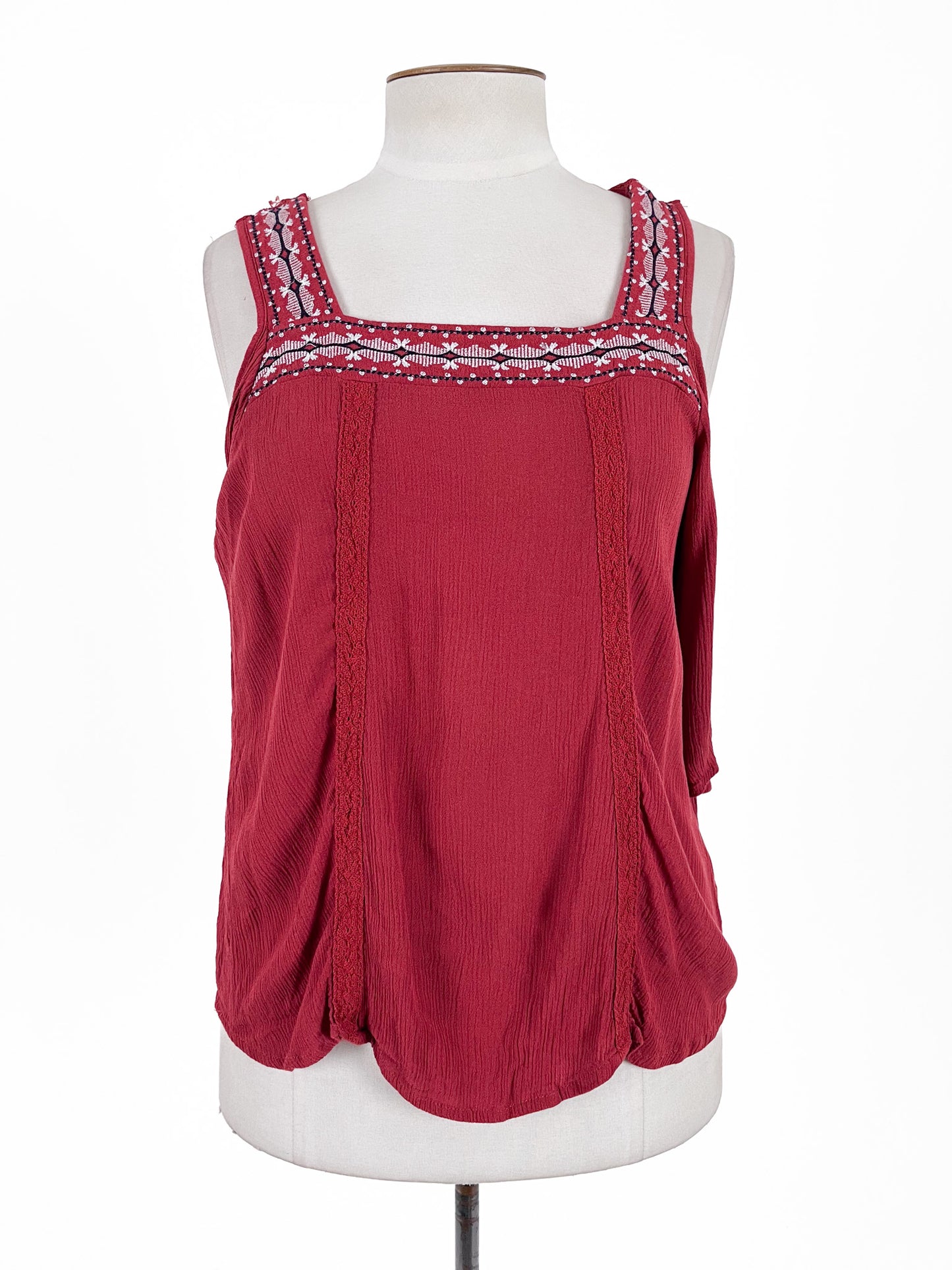 Crave fame | Red Casual Top | Size M