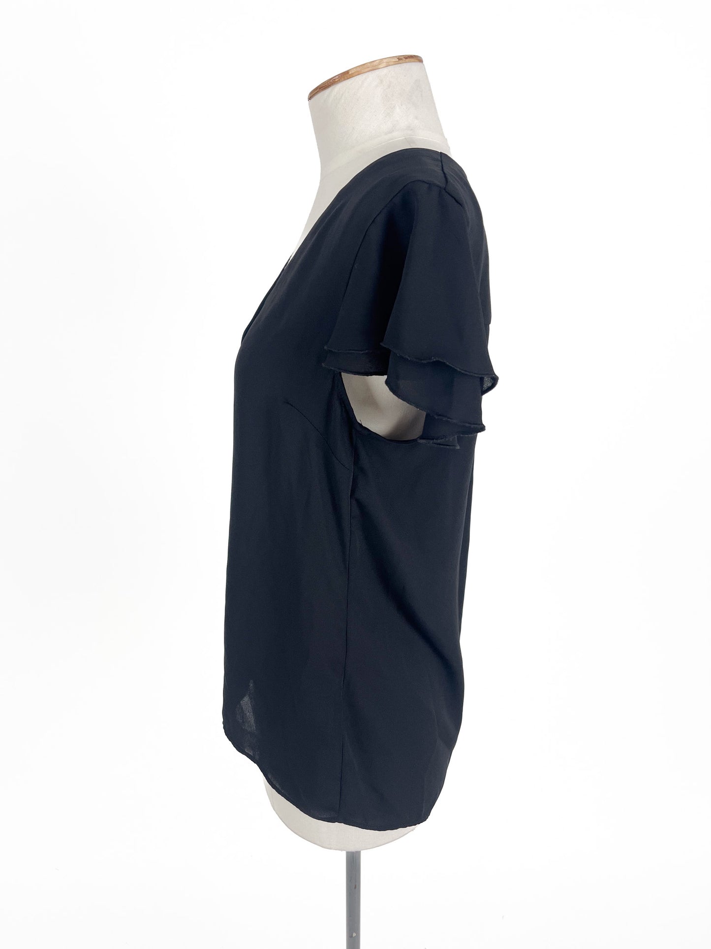 Portmans | Black Workwear Top | Size 8