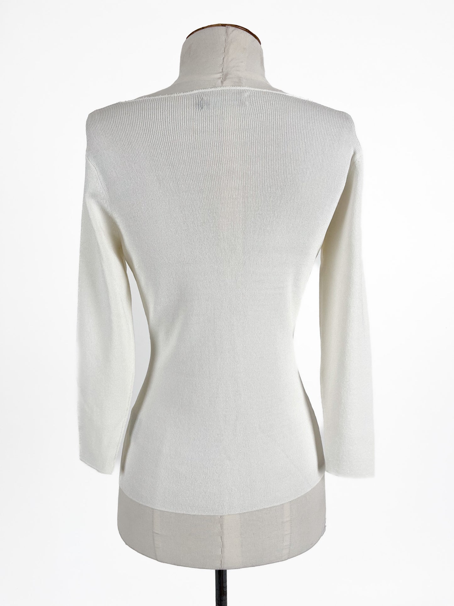 Marilyn Seys | White Casual Top | Size 8