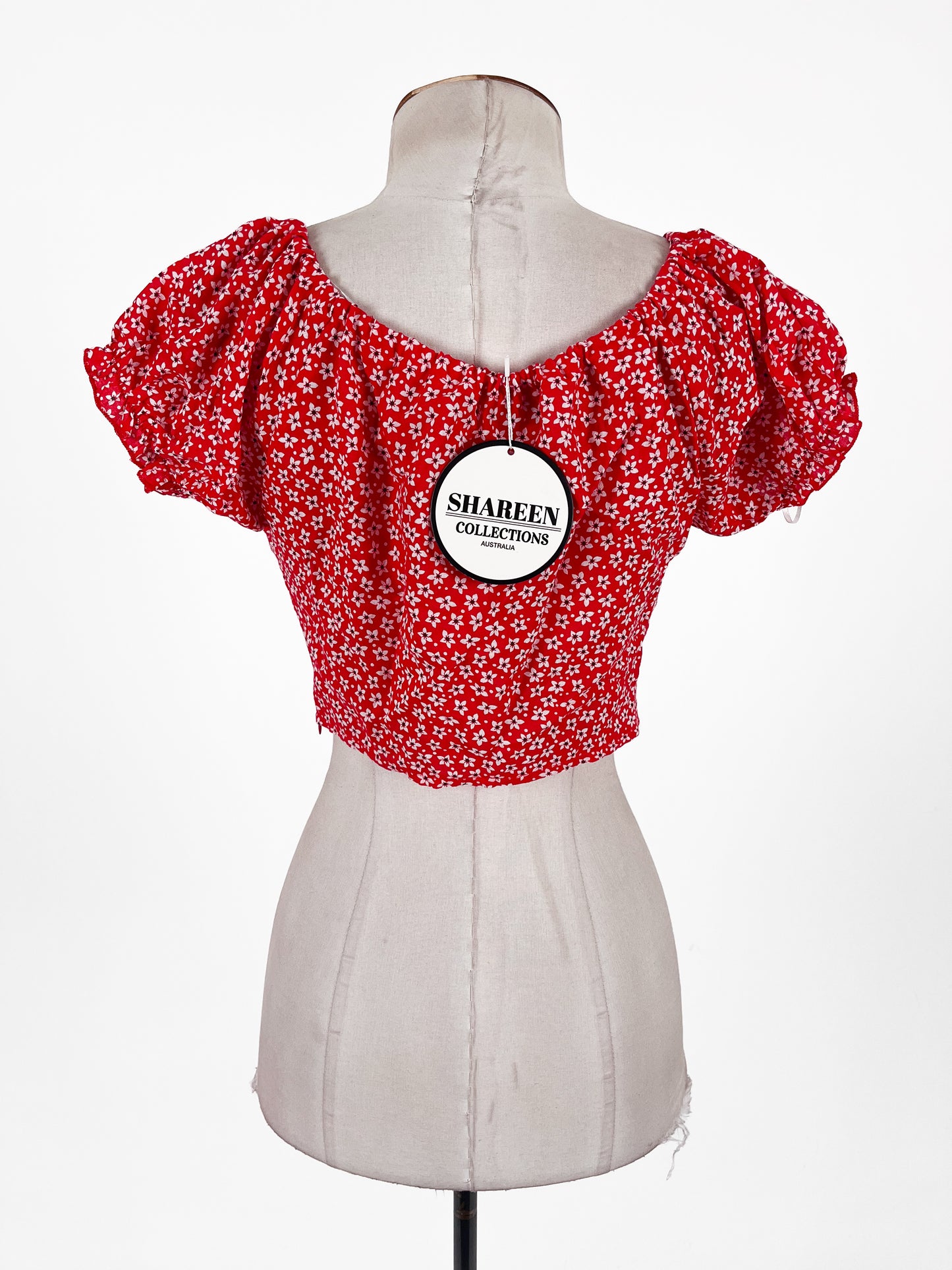 Shareen Collections | Red Casual Top | Size 8
