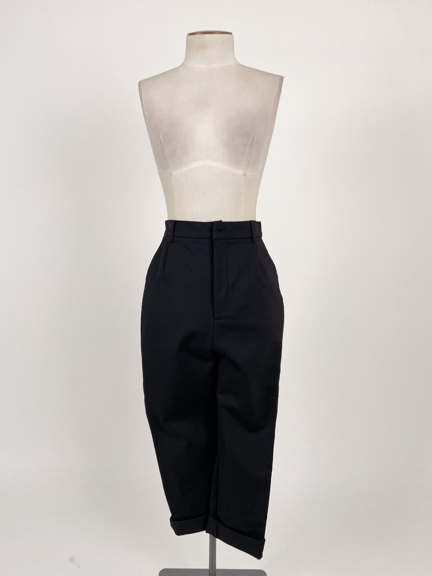 Love, Bonito | Black Cropped Straight fit Pants | Size S