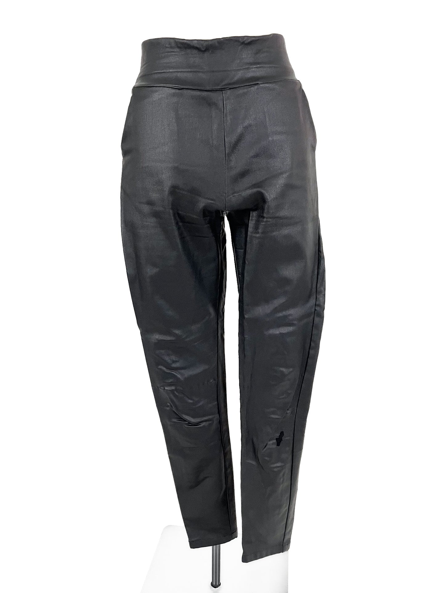 Mossman | Black Faux leather Skinny Pants | Size 8