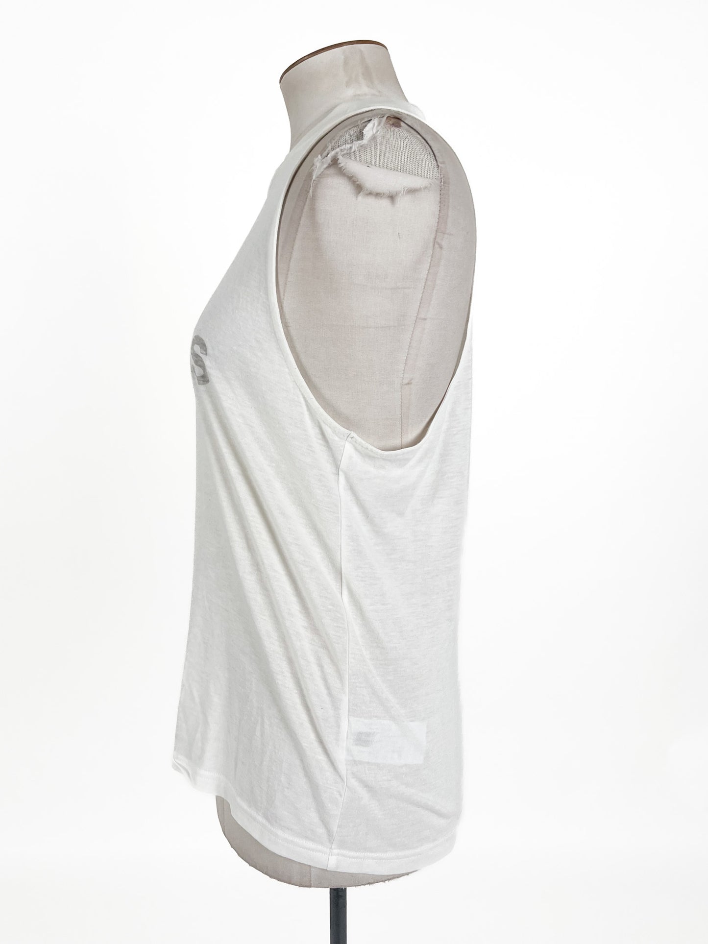 Adidas | White Casual Activewear Top | Size L