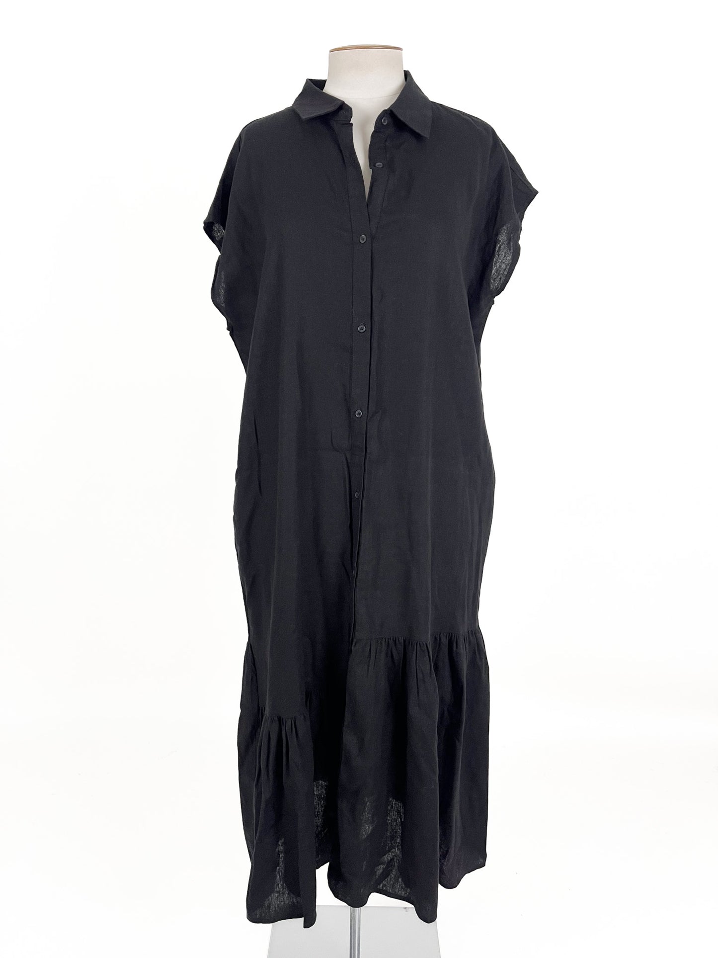 Shine On | Black Casual Dress | Size 16