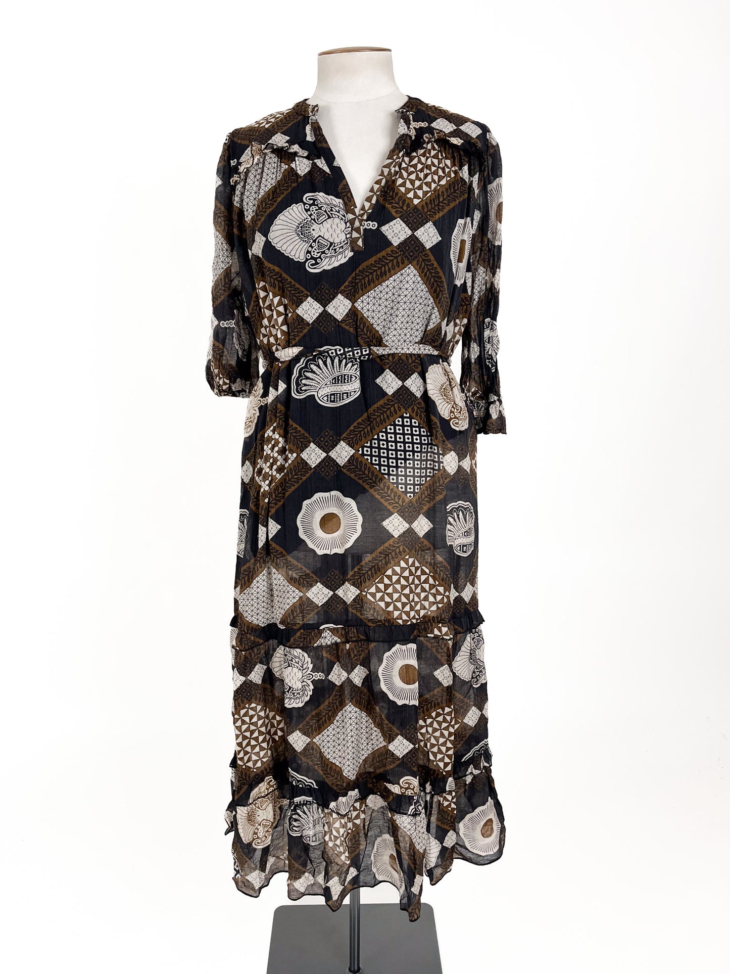 New U Collection | Brown Casual Dress | Size 16