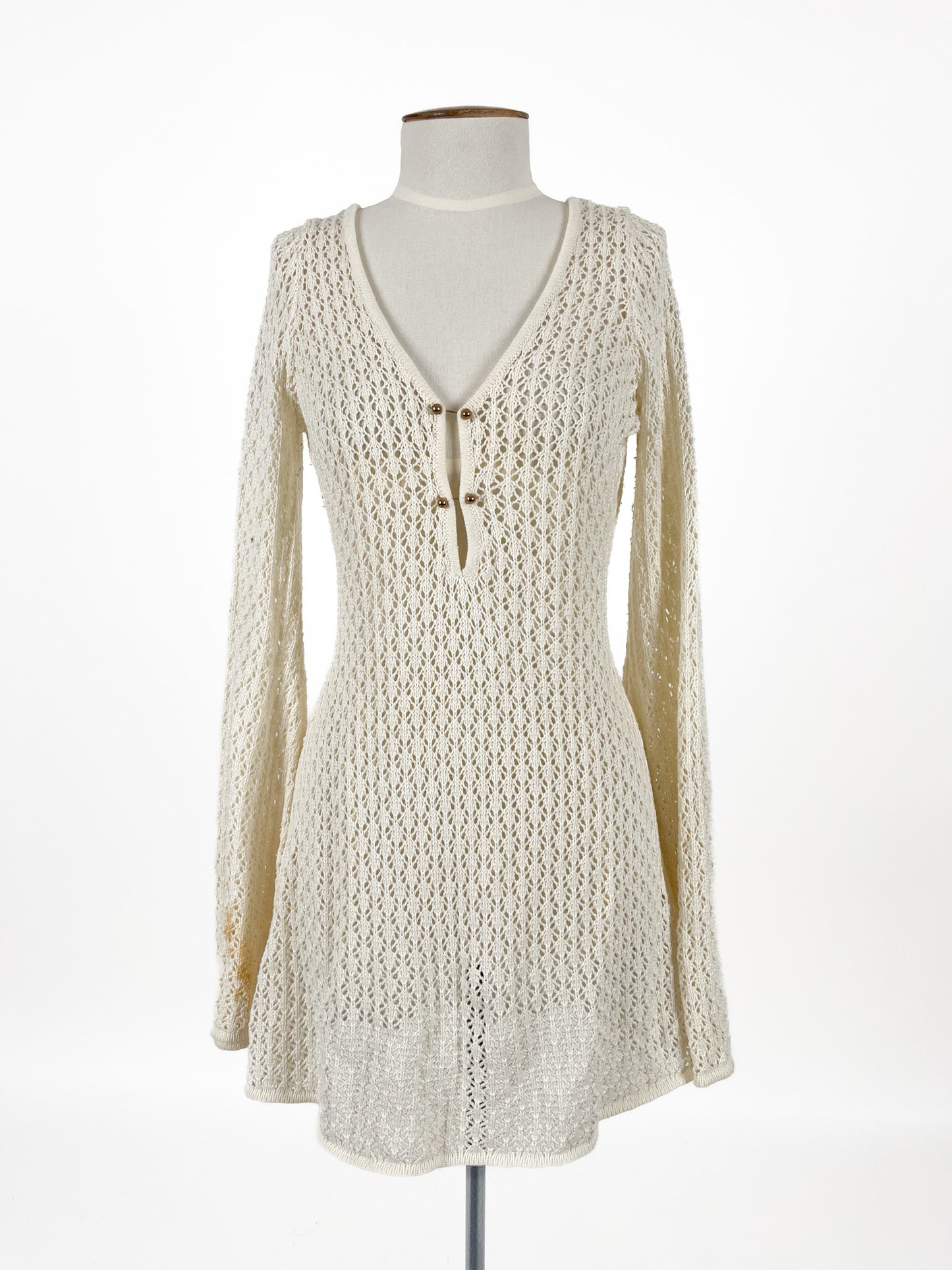 Unknown Brand | White Casual/Cocktail Dress | Size S