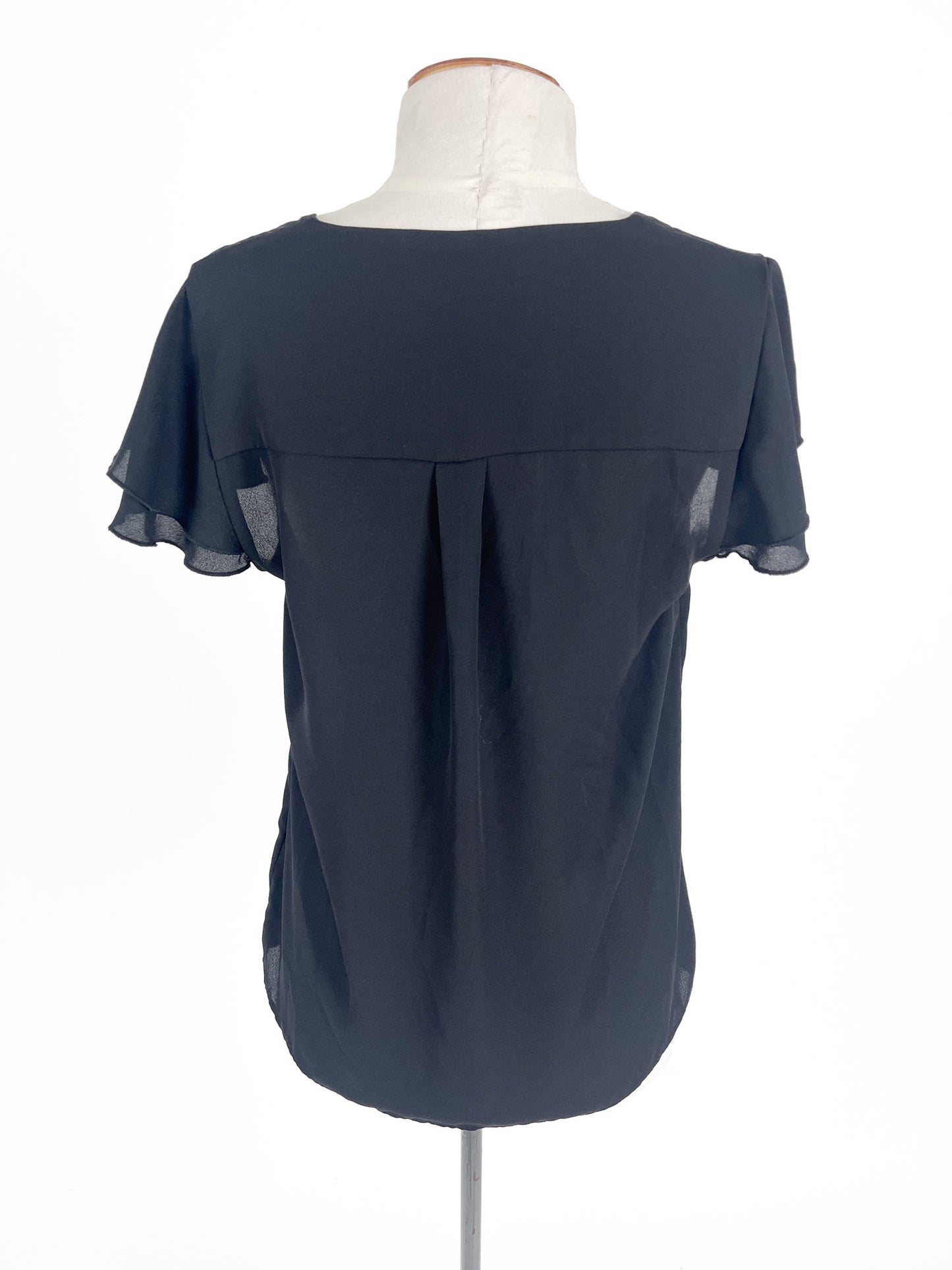 Portmans | Black Workwear Top | Size 8