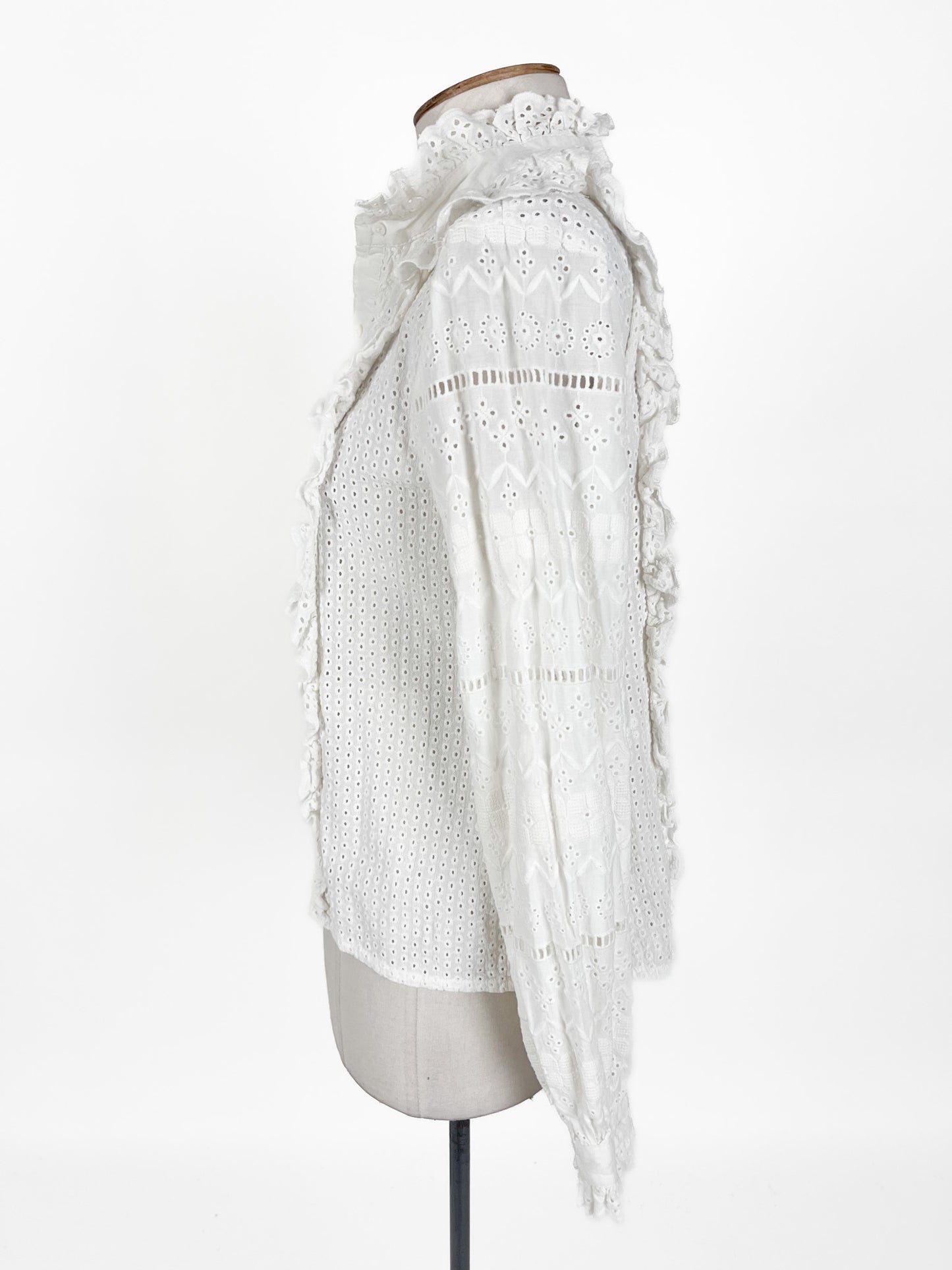 Zara | White Casual/Workwear Top | Size S