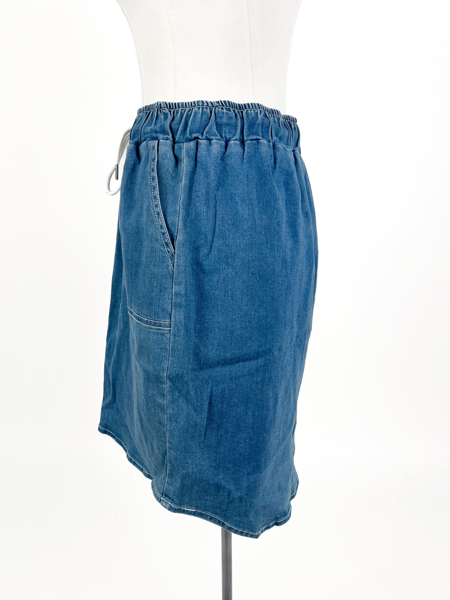 Stella Royal - Blue Mini Skirt (Size 16)