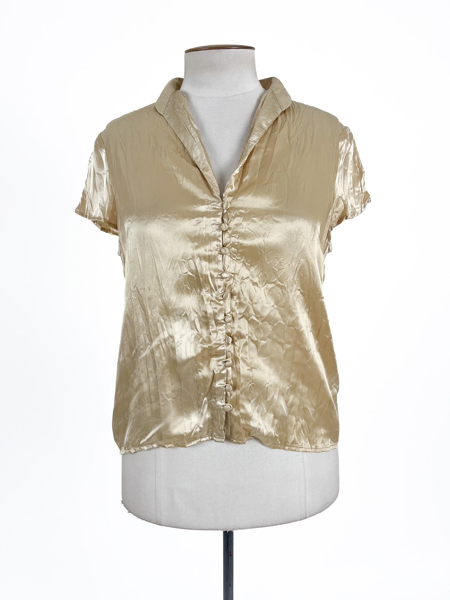 Grace Hill | Gold Casual/Workwear Top | Size 12