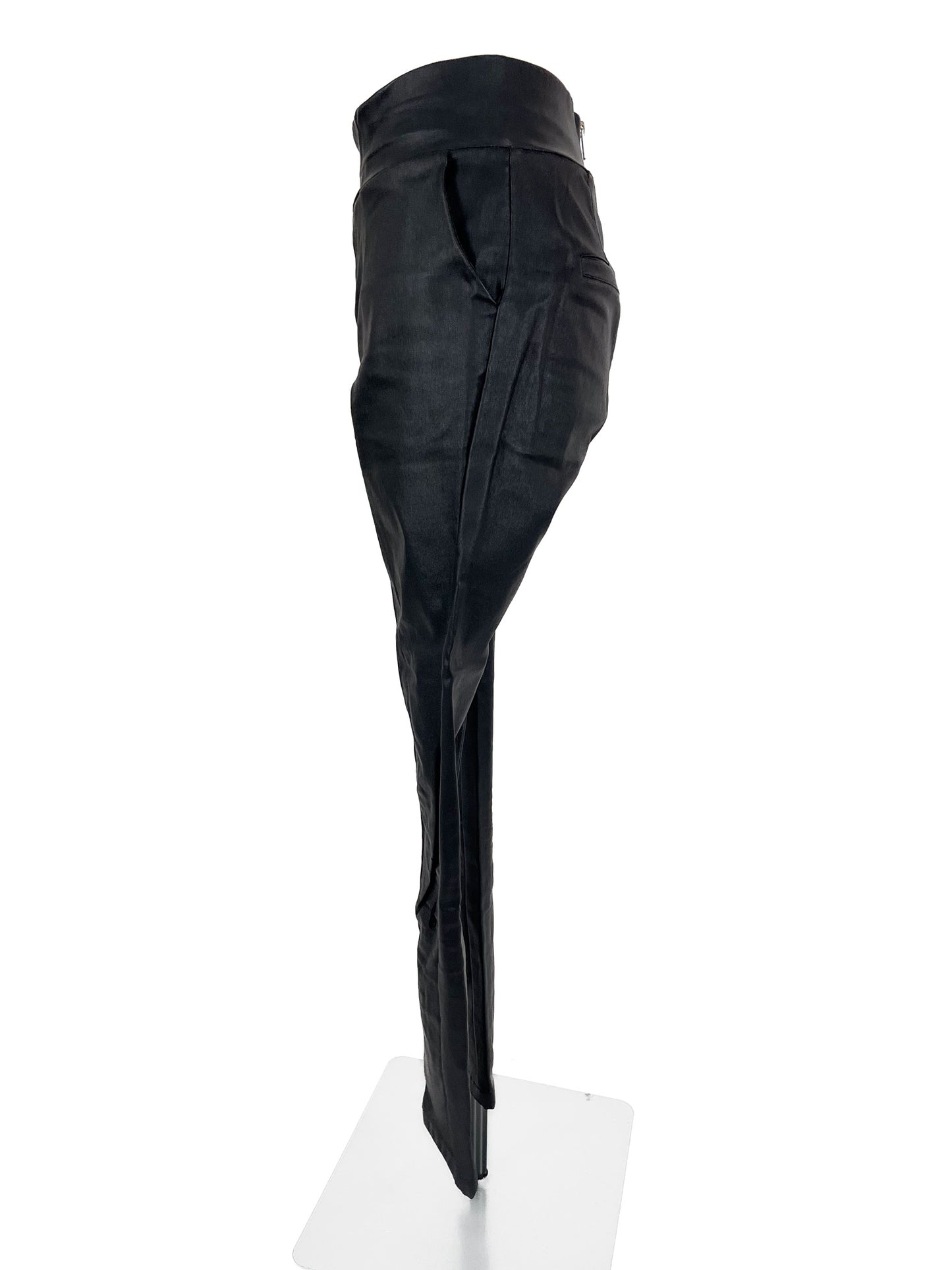 Mossman | Black Faux leather Skinny Pants | Size 8