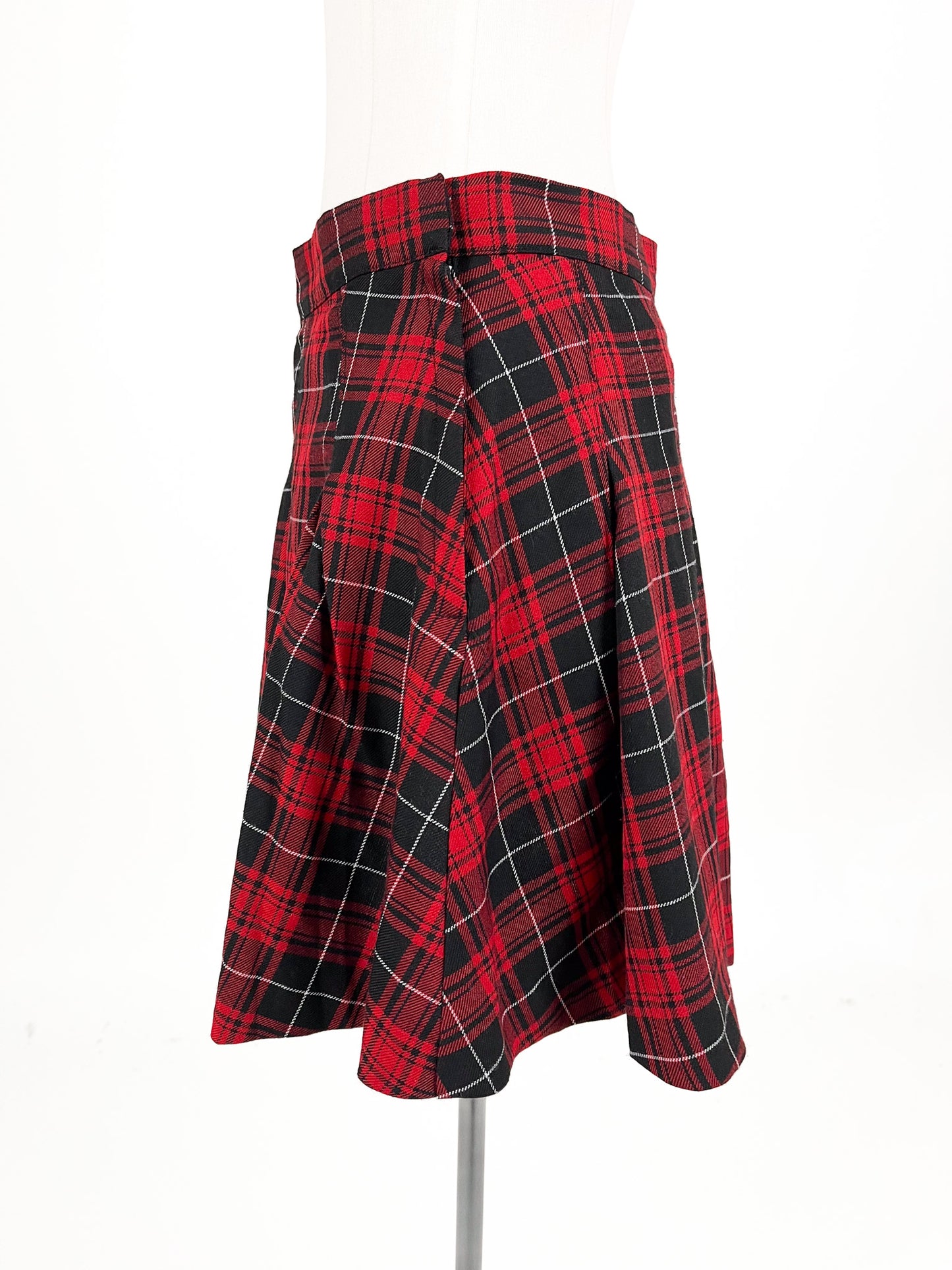 H&M | Red Casual Skirt | Size 8