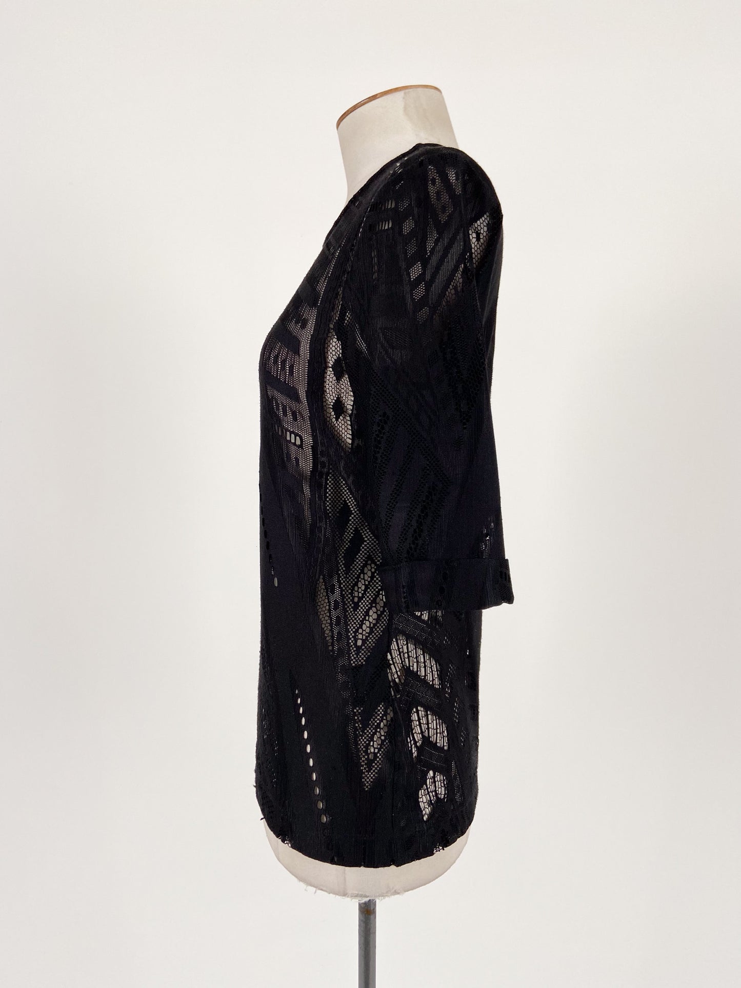 Moochi | Black Casual Top | Size 8