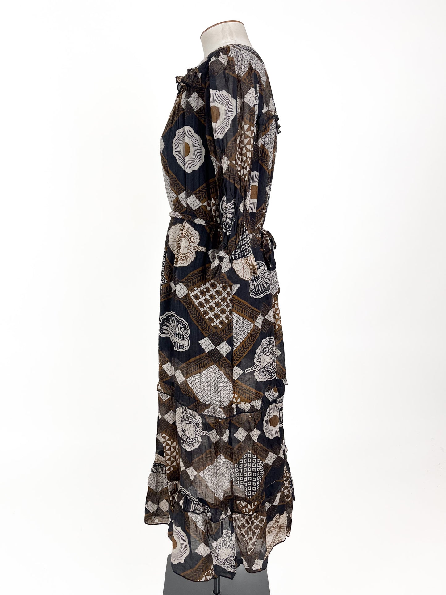 New U Collection | Brown Casual Dress | Size 16