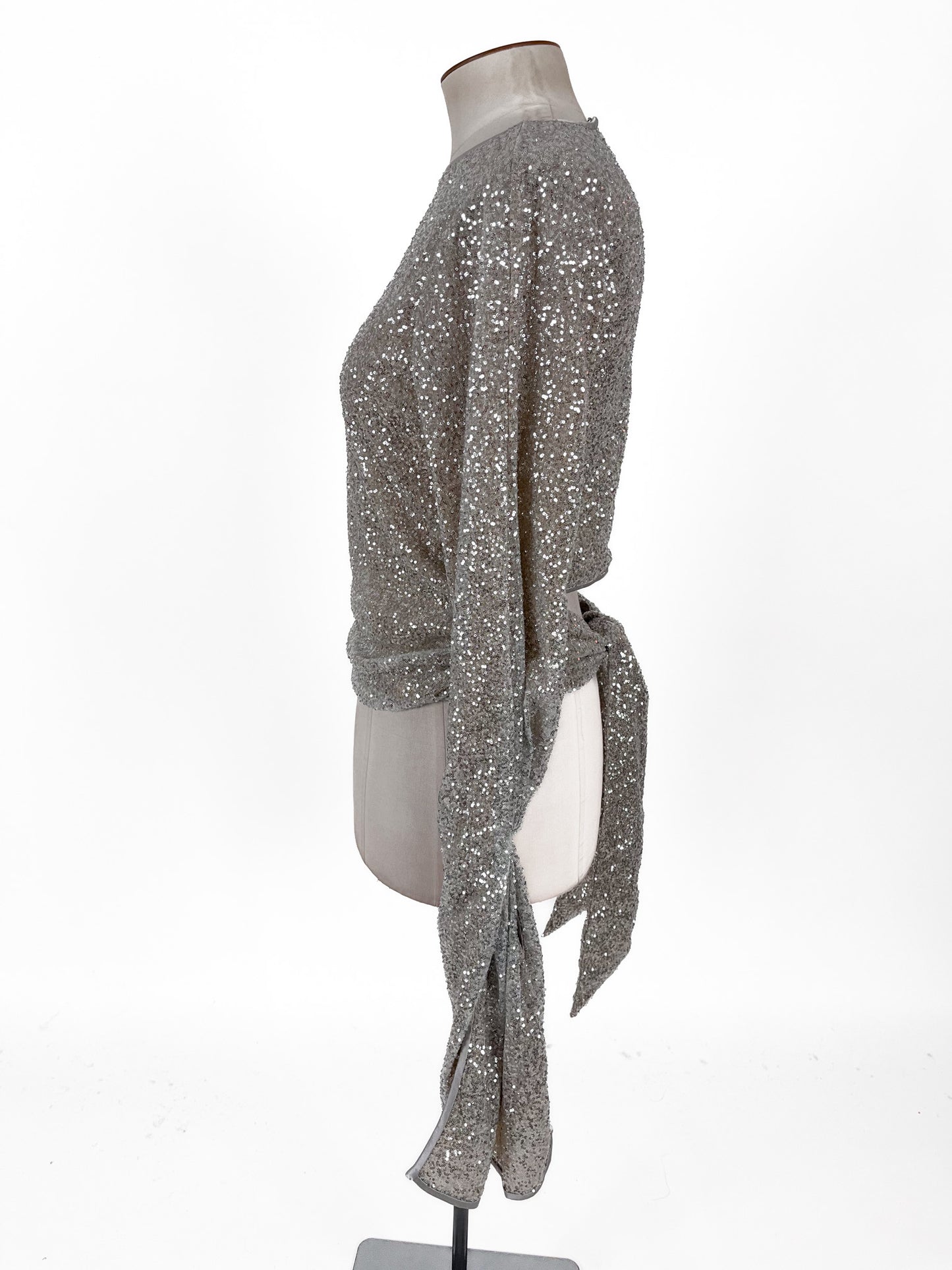 Still Still London | Grey Cocktail Top | Size 10