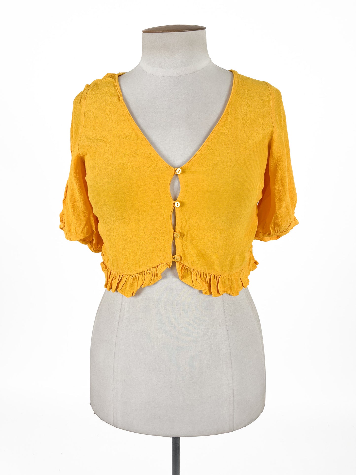 Zara | Yellow Casual Top | Size M