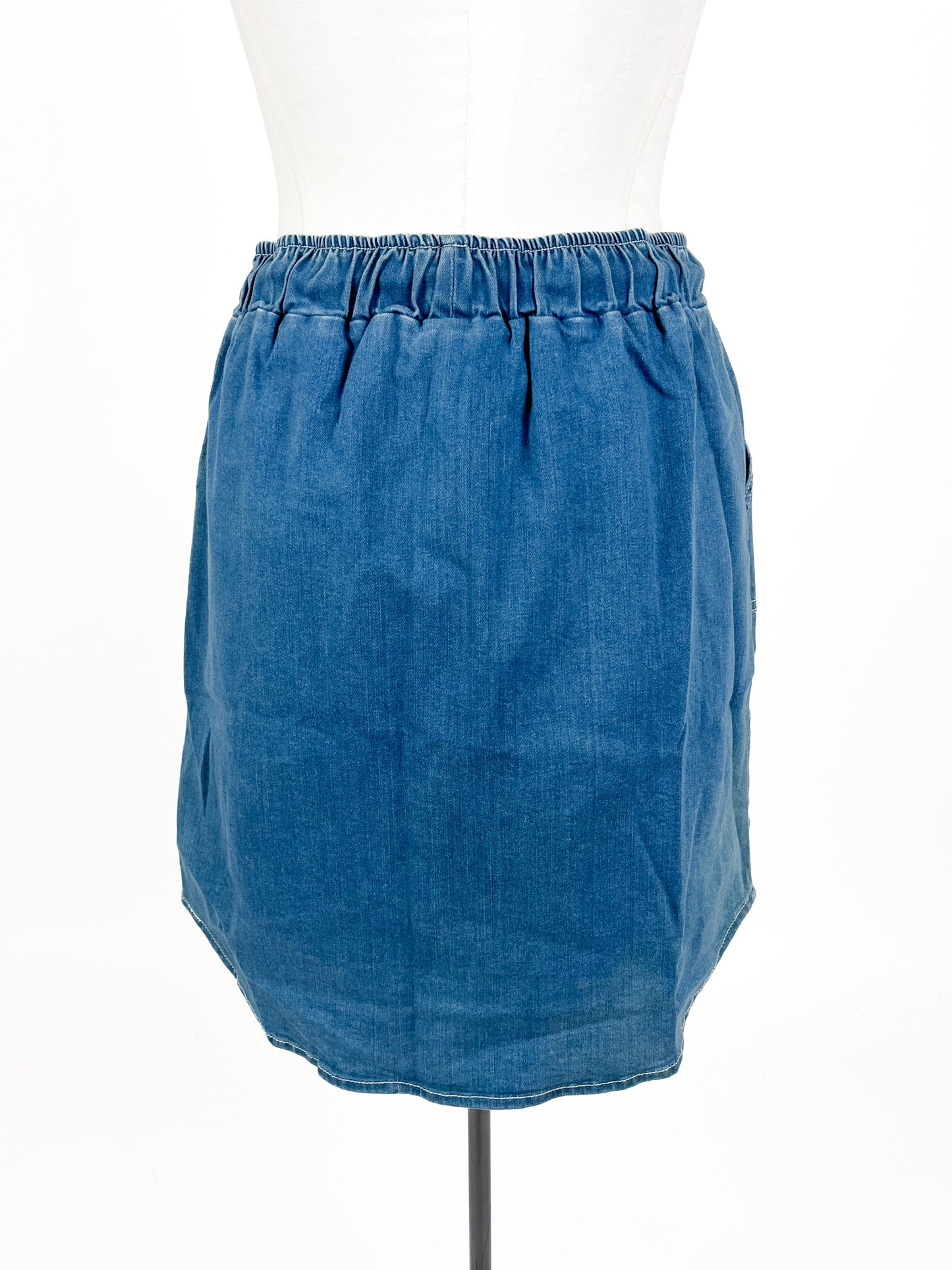 Stella Royal - Blue Mini Skirt (Size 16)