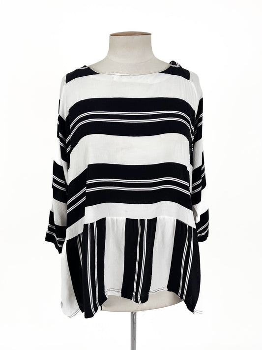 Briarwood - White & Black Blouse (Size L)