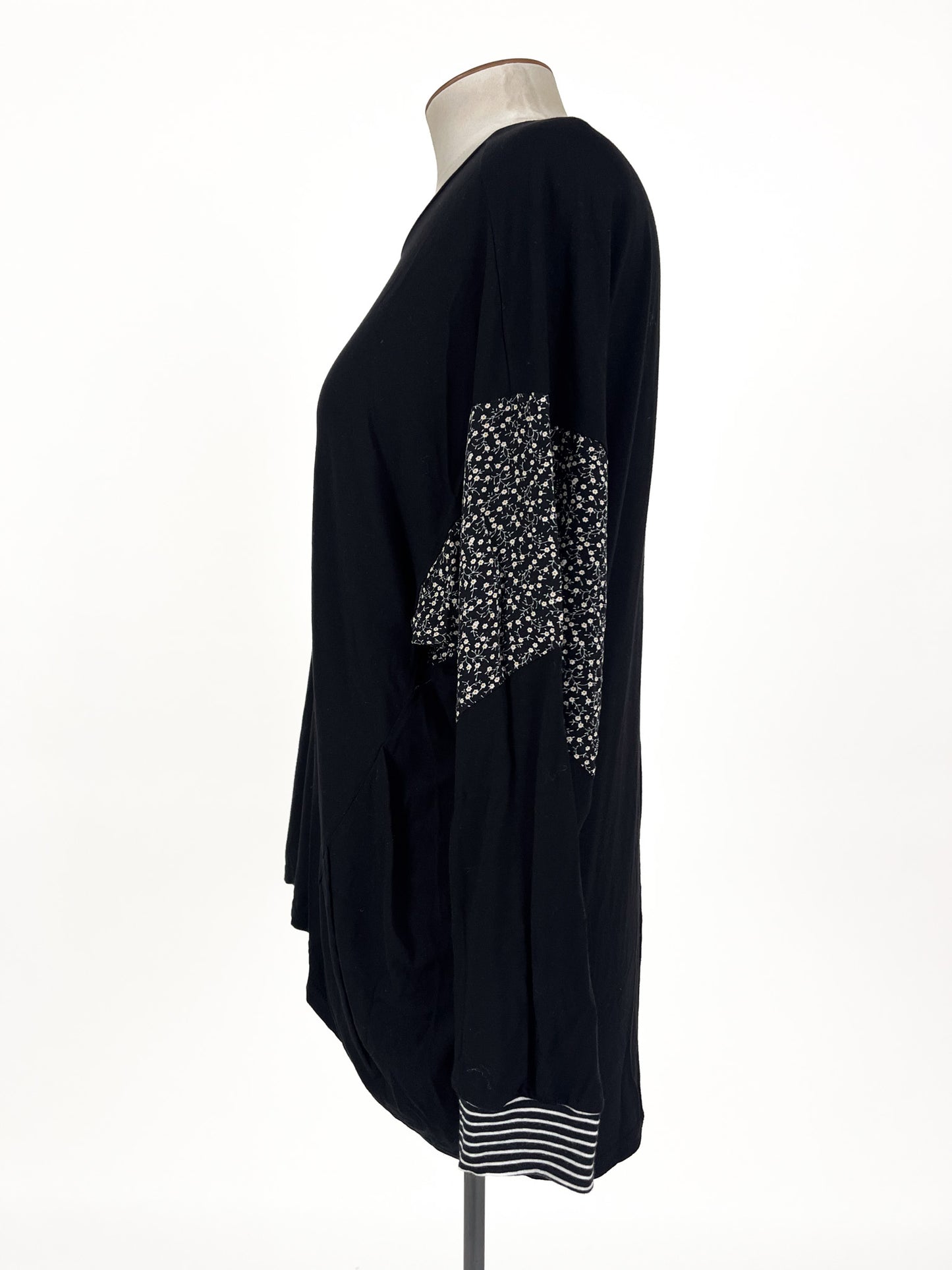 Ketz-ke | Black Casual Top | Size 14
