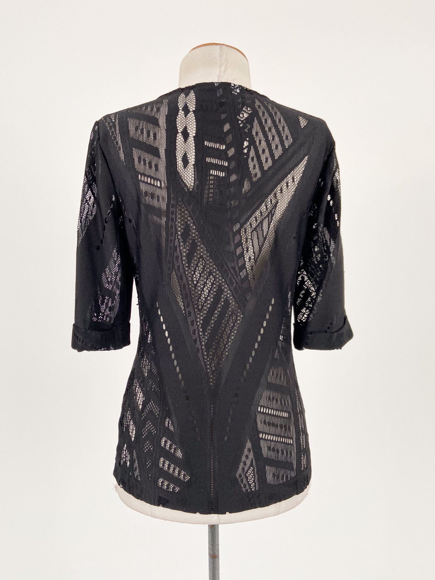 Moochi | Black Casual Top | Size 8