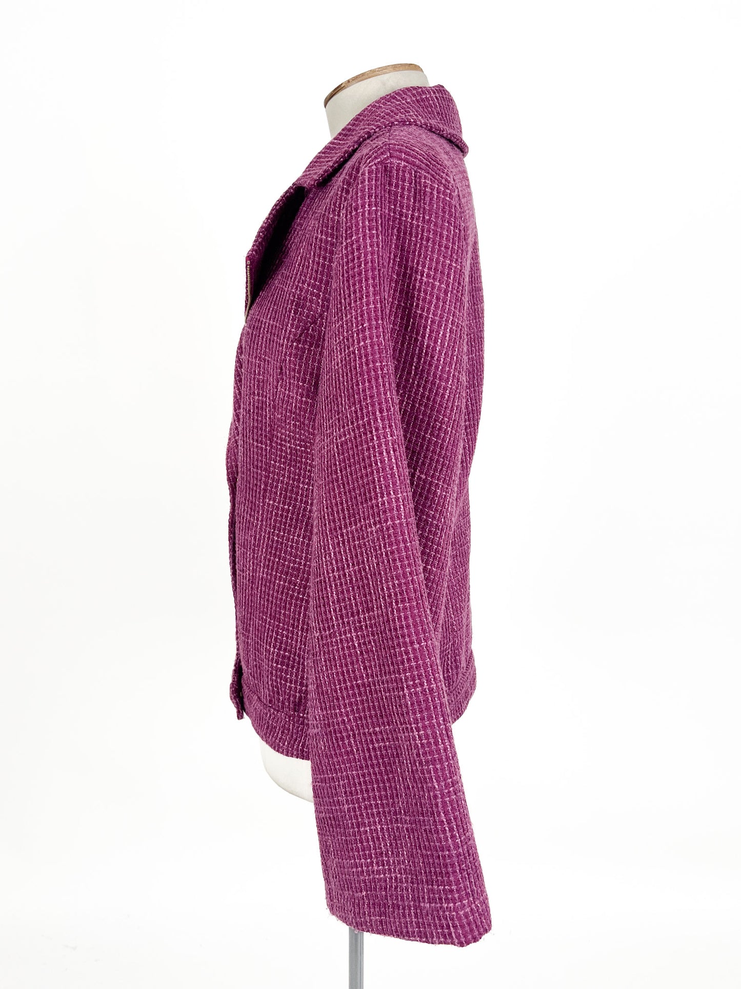 Pia | Purple Workwear Jacket | Size XS