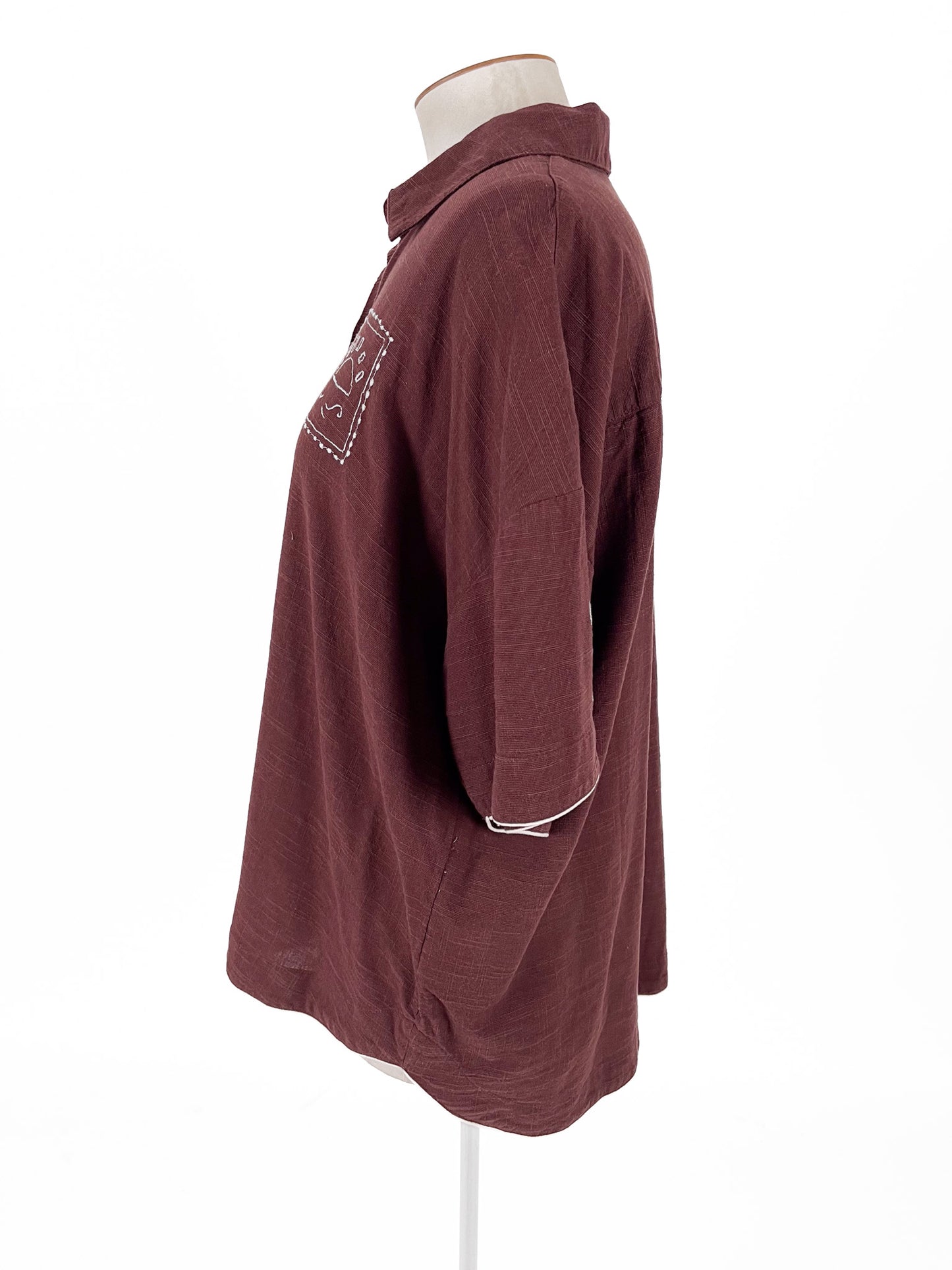 Cotton On | Brown Casual Top | Size 16
