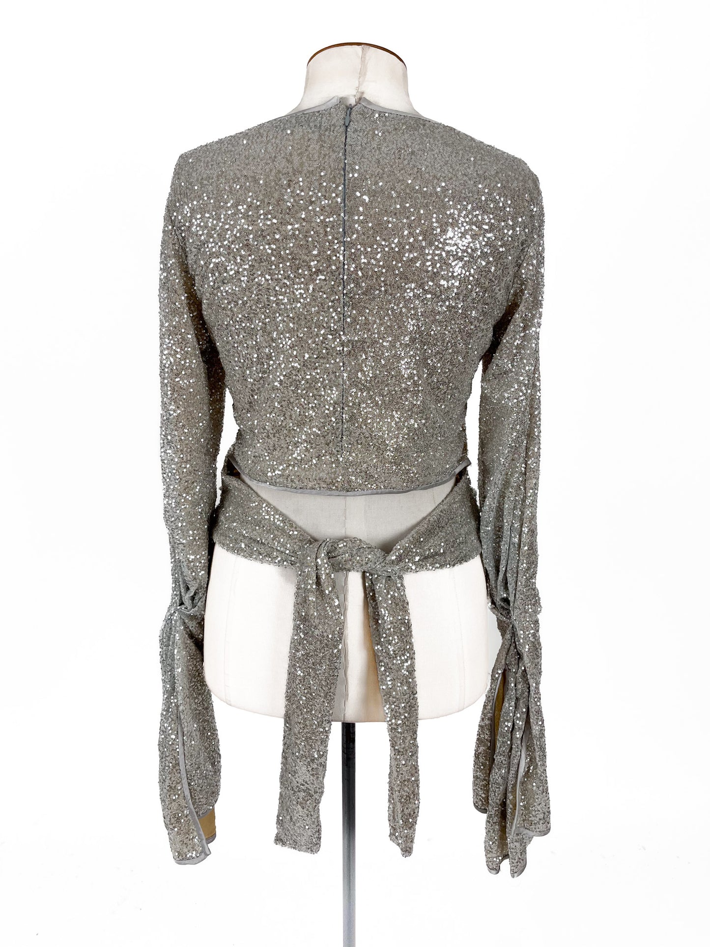 Still Still London | Grey Cocktail Top | Size 10
