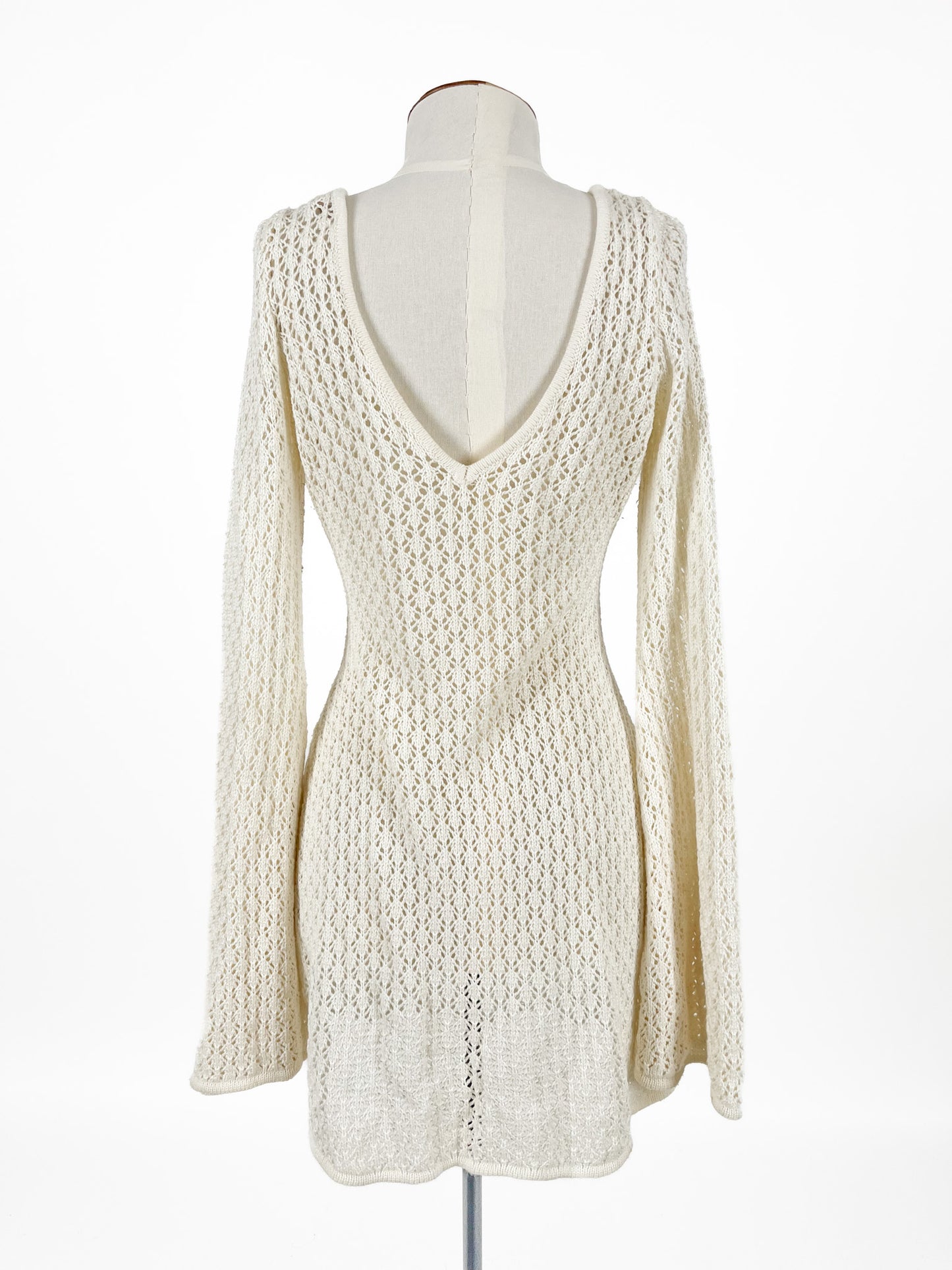 Unknown Brand | White Casual/Cocktail Dress | Size S