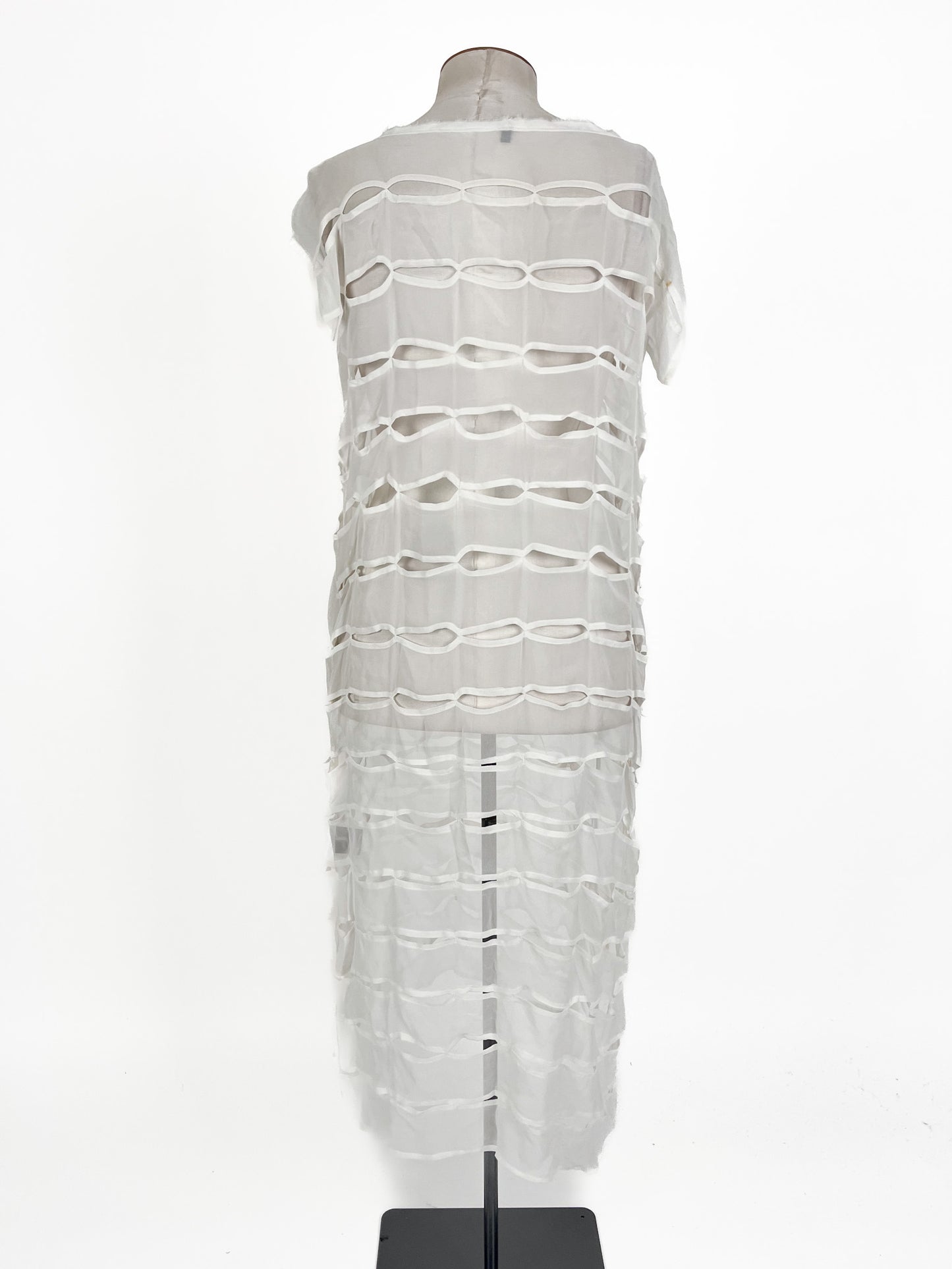 Taylor | White Casual/Cocktail Dress | Size 10