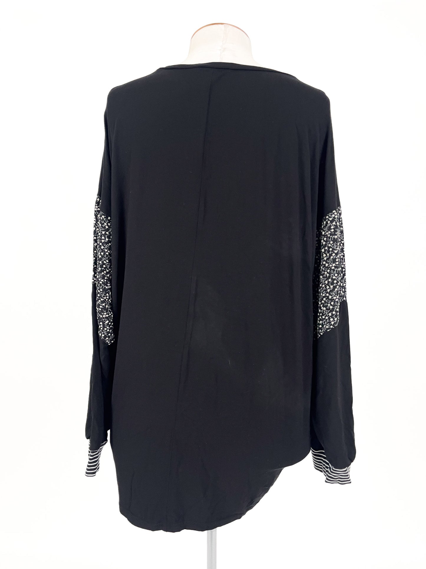 Ketz-ke | Black Casual Top | Size 14
