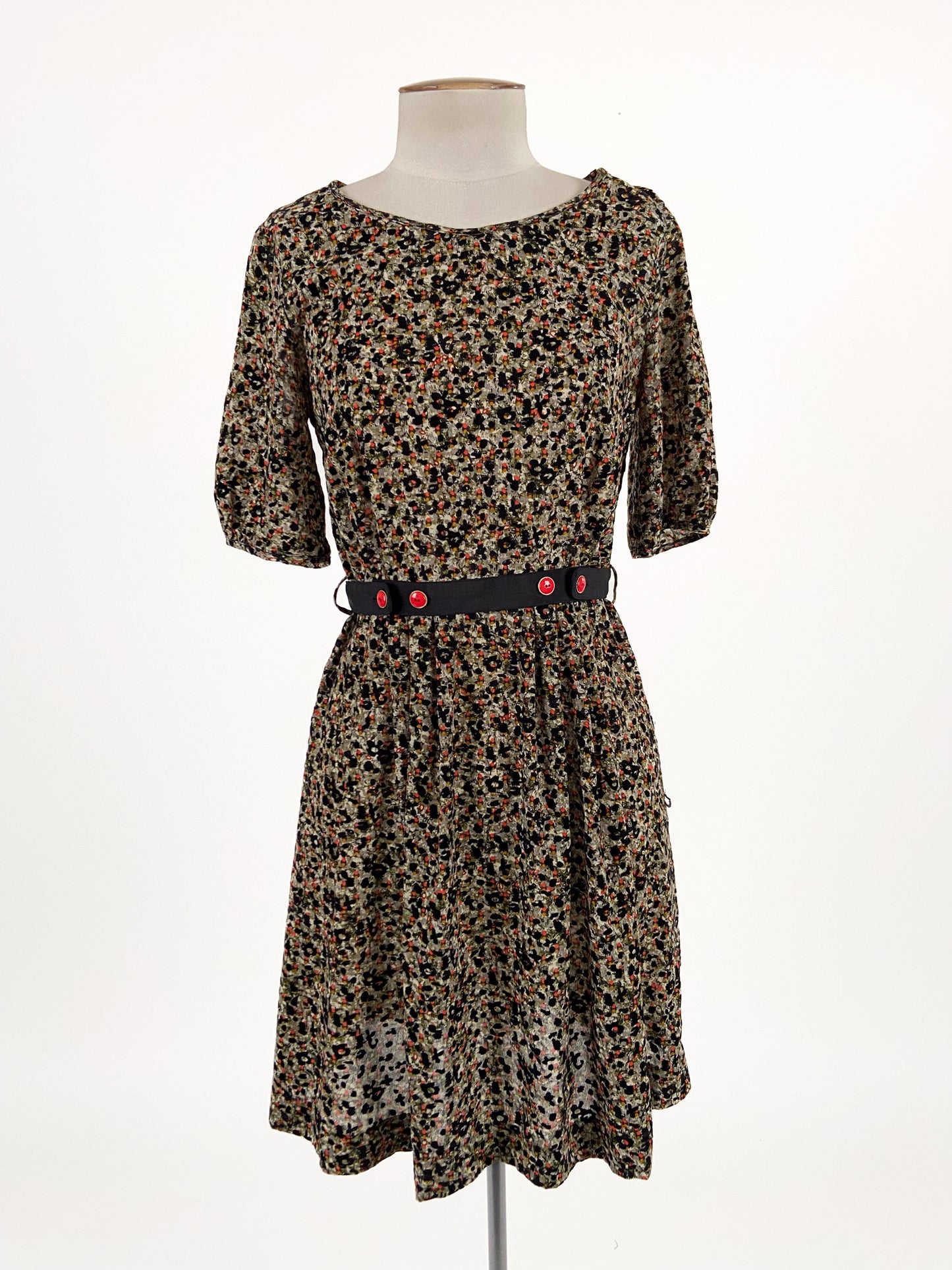 Sylvester | Multicoloured Workwear Dress | Size XS