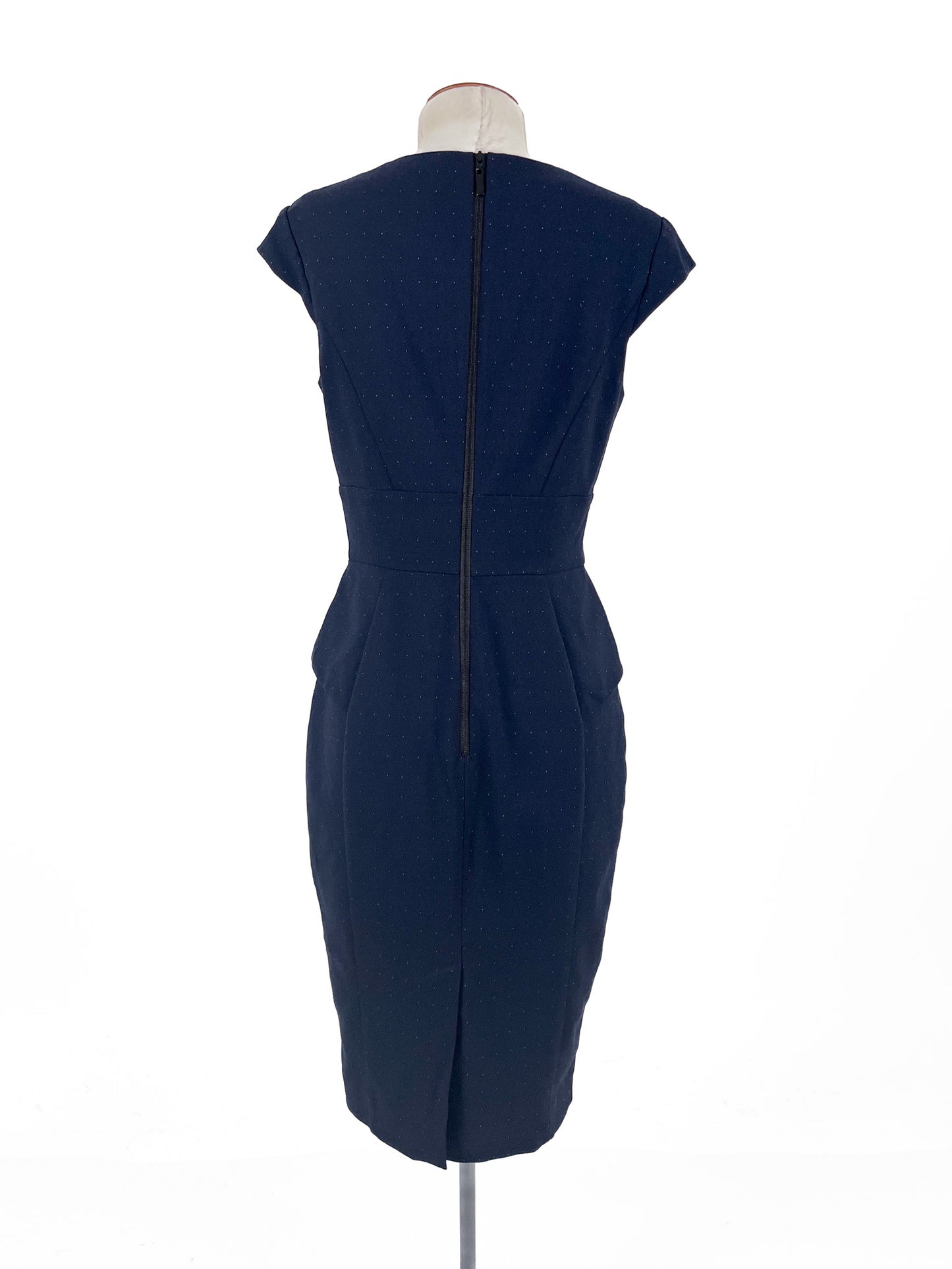 CUE | Navy Workwear Dress | Size 8