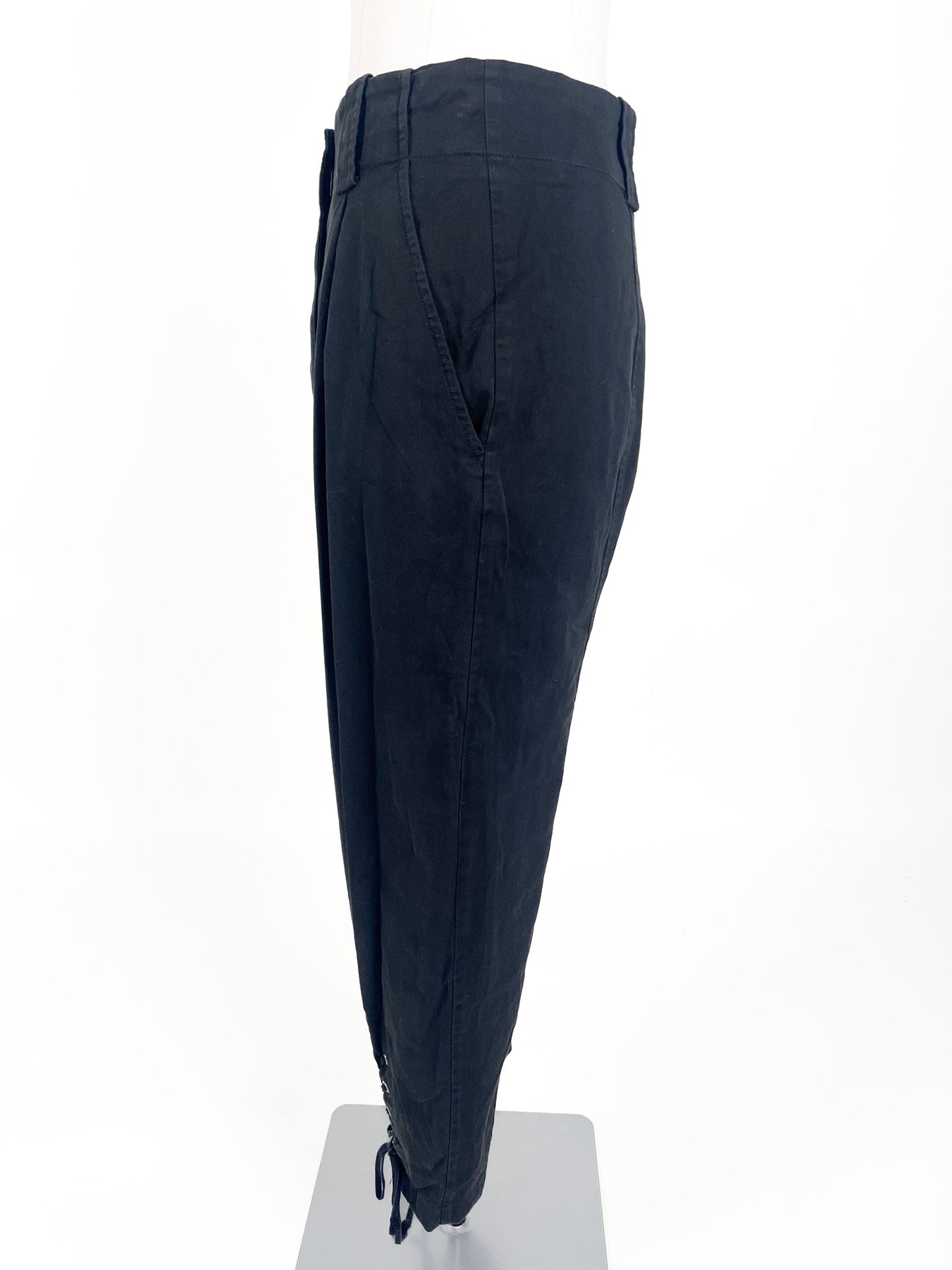 Veronika Maine | Black Cargo Pants | Size 12