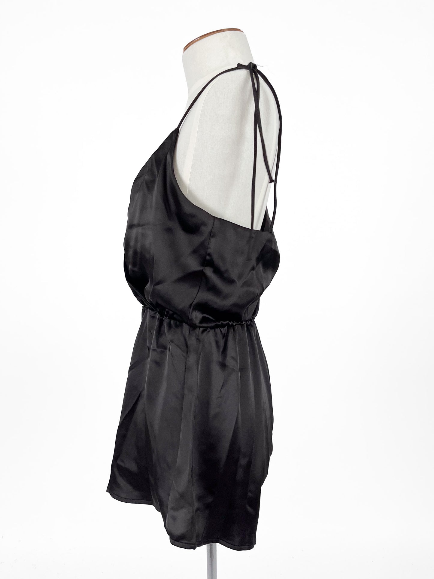 Polly | Black Cocktail Playsuit | Size 6