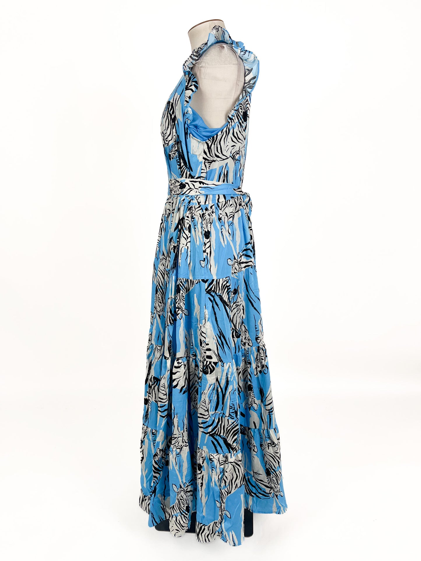 Friday Flamingo | Blue Dress | Size 14