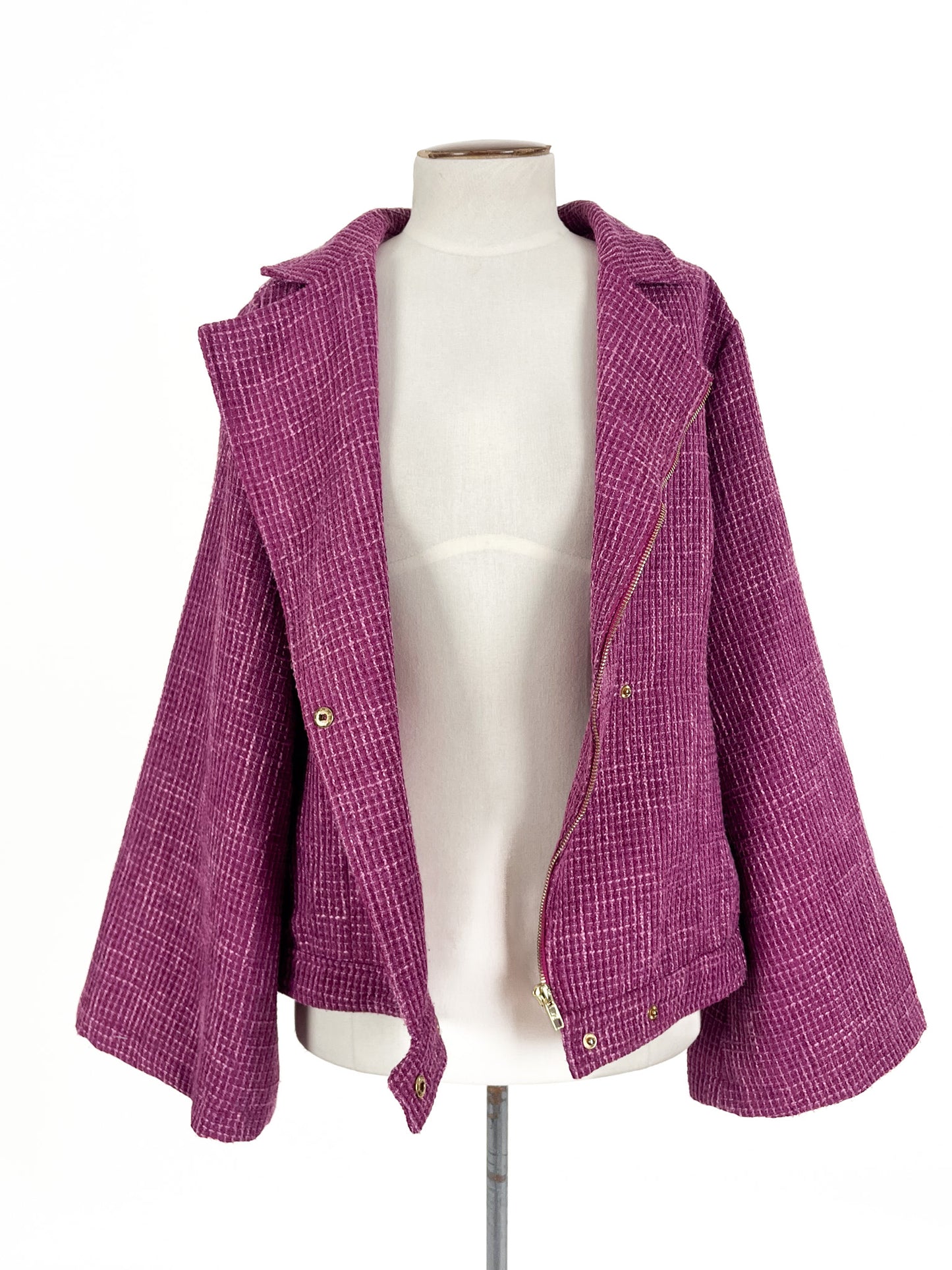Pia | Purple Workwear Jacket | Size XS