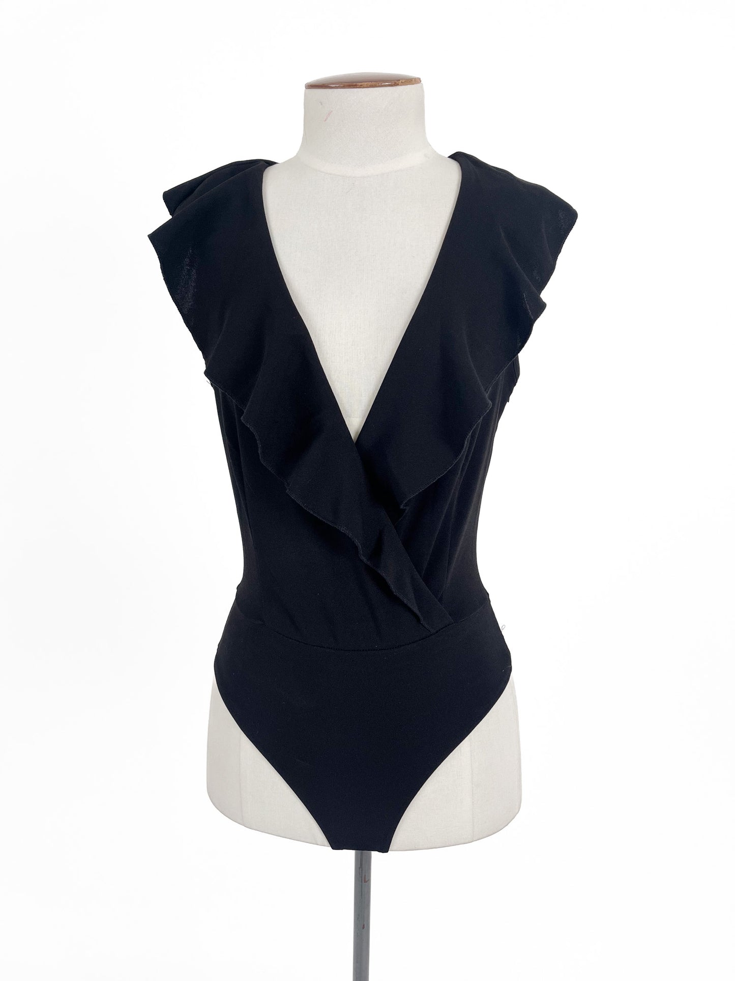 Whyte Valentine | Black Playsuit | Size 6