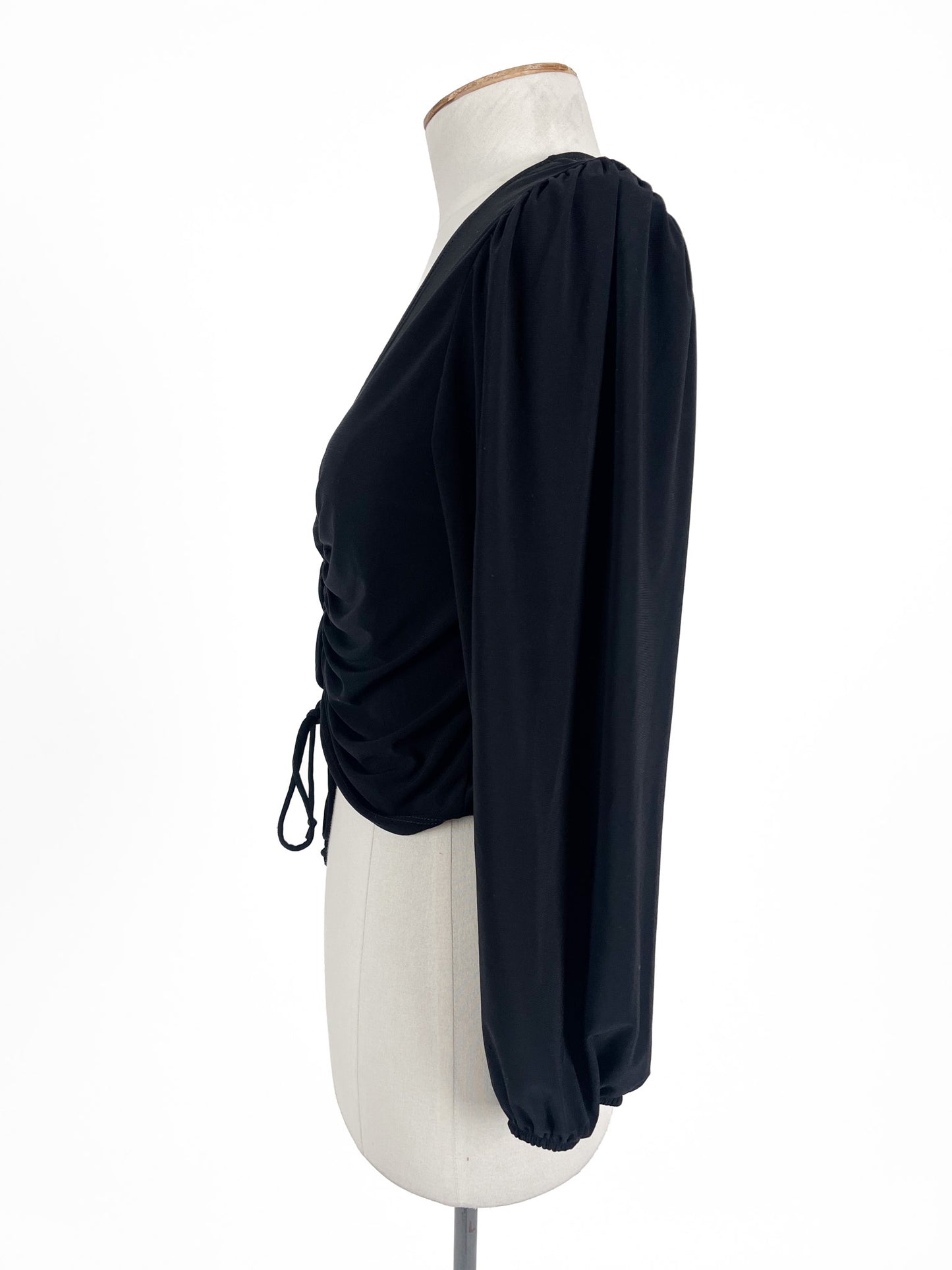 Mango | Black Casual/Cocktail Top | Size S