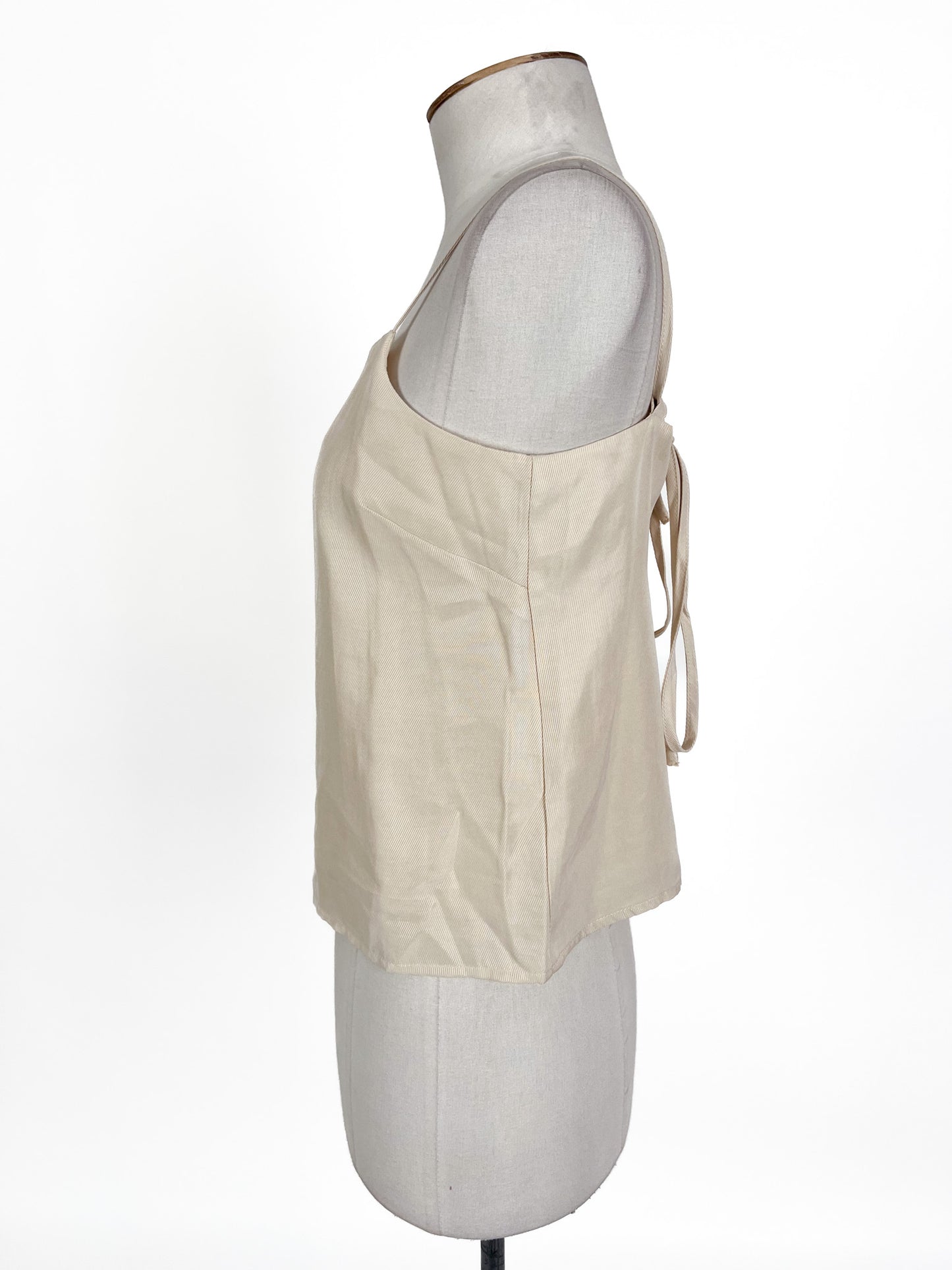 I Love Ugly | White Casual/Cocktail Top | Size XS