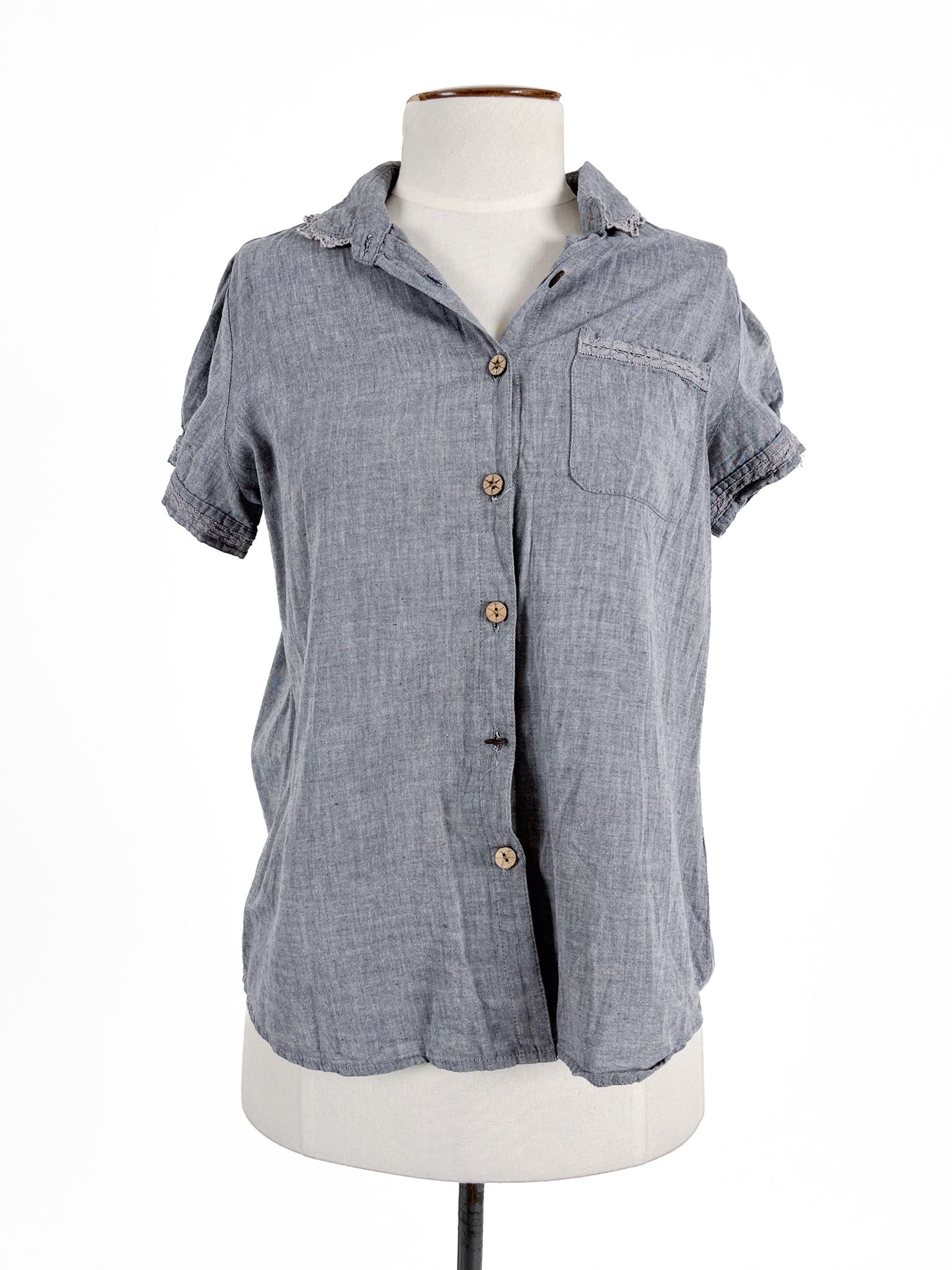 Ness | Grey Casual Top | Size S