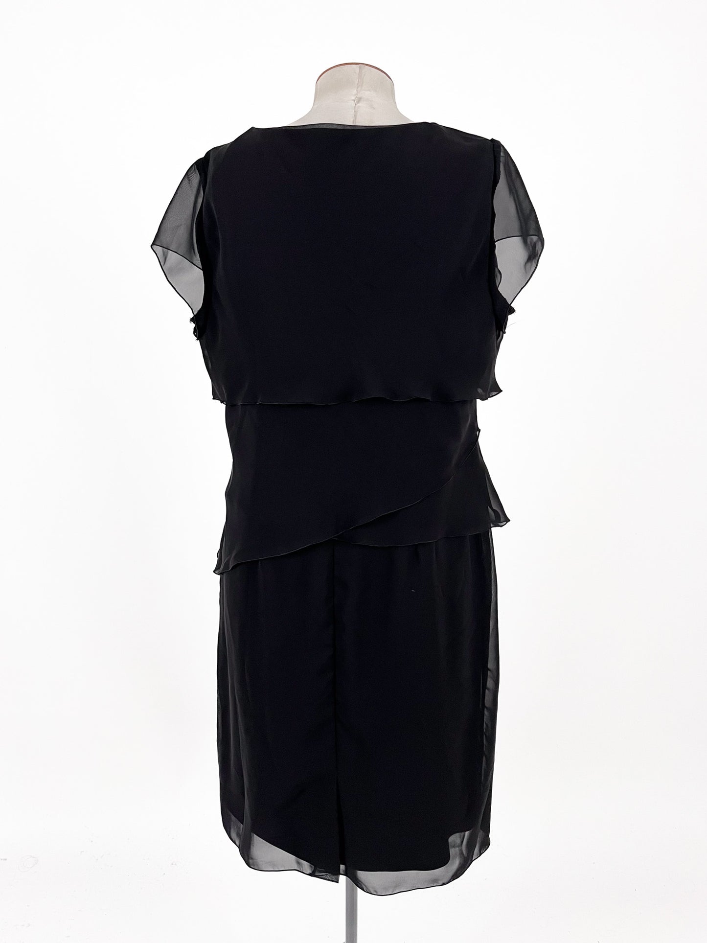 Laura K | Black Cocktail/Workwear Dress | Size 18