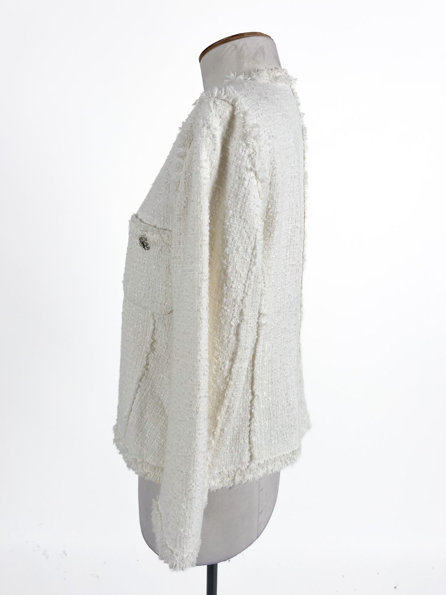Zara | White Casual Jacket | Size S
